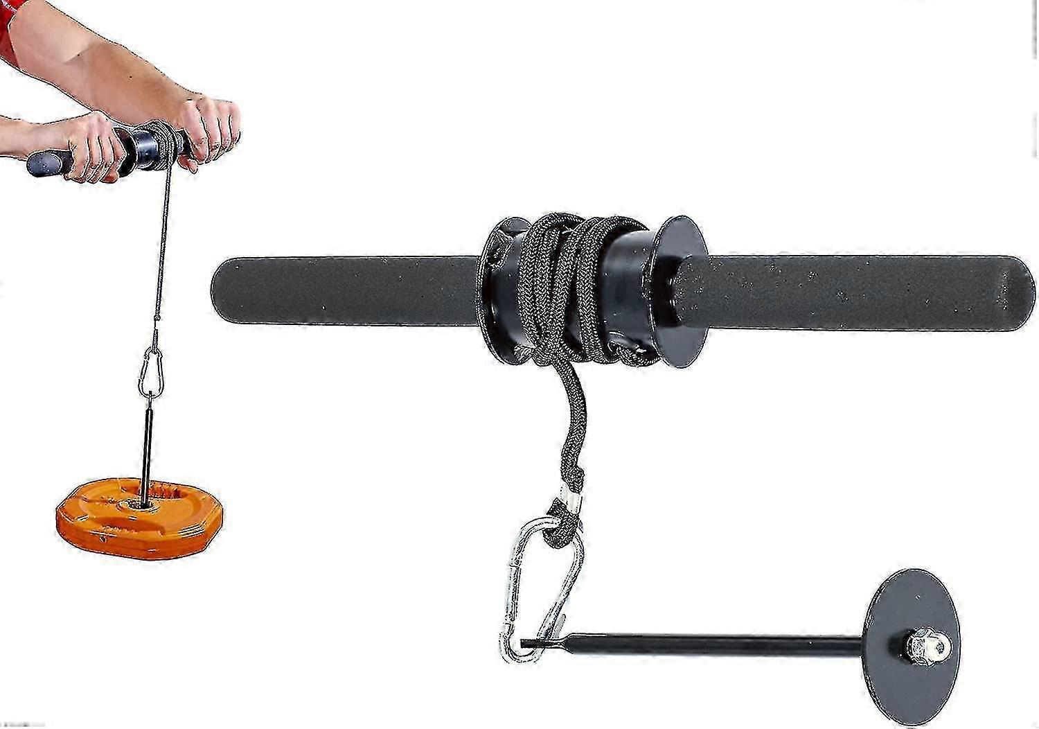 Forearm Trainer & Wrist Roller - Grip Strength & Workout Tool