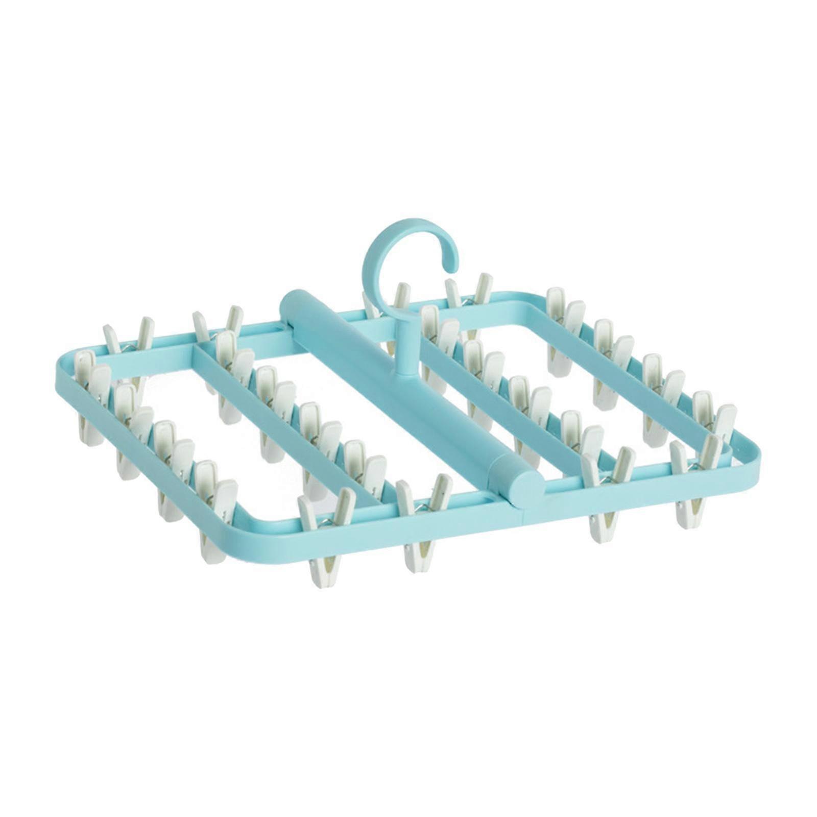 Clothespin Rack Collapsible Drying Rack Hanger Home Multifunction Drying Racks