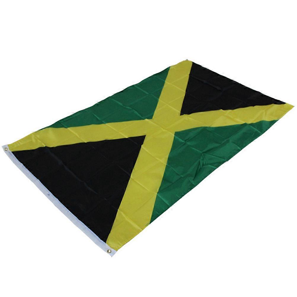 Jamaican Flag Large Polyester Flag Banner