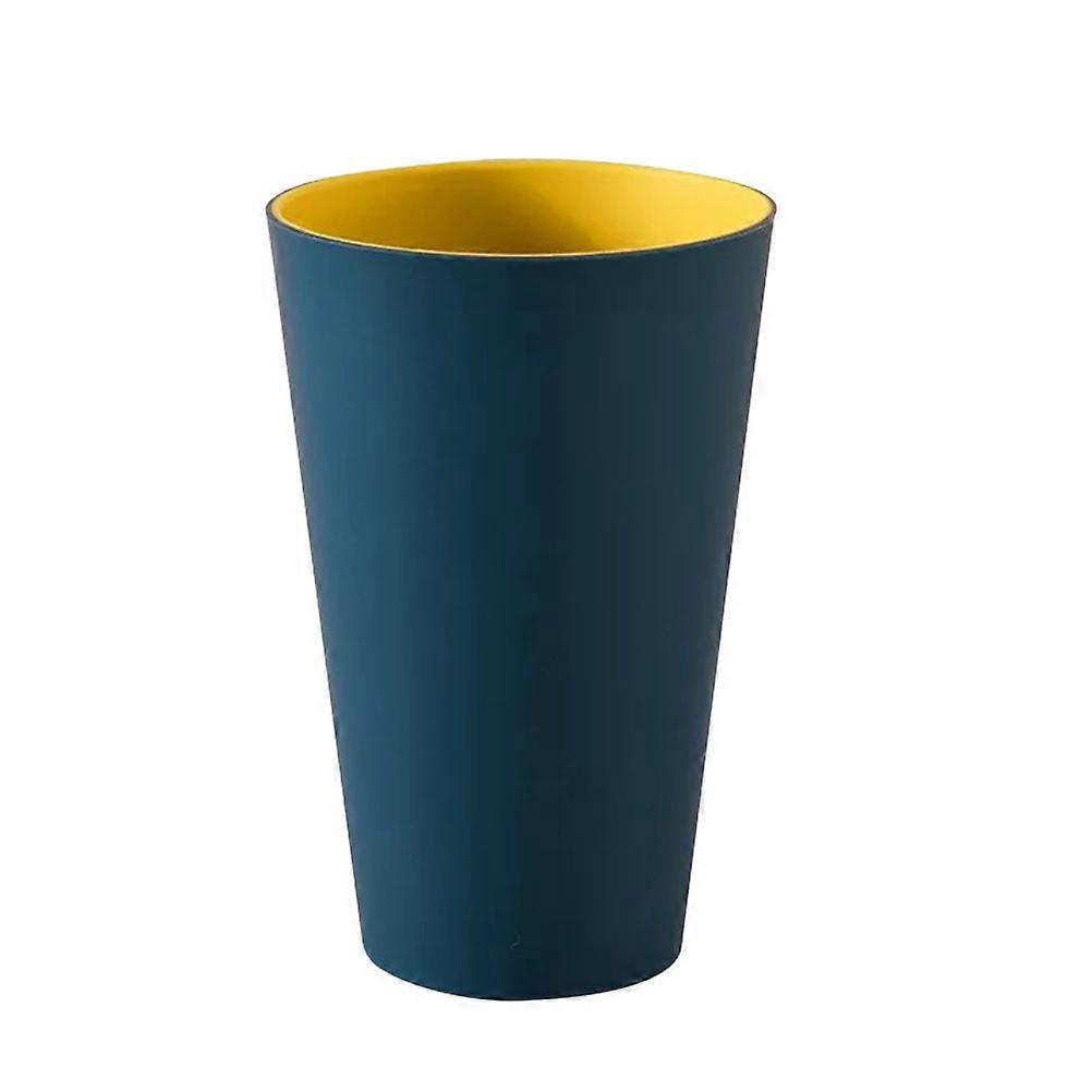 Wassen tandenborstel Cup draagbare wasbeker reizen donkerblauw 12 * 7,8 cm eenvoudig ontwerp 1 stuks