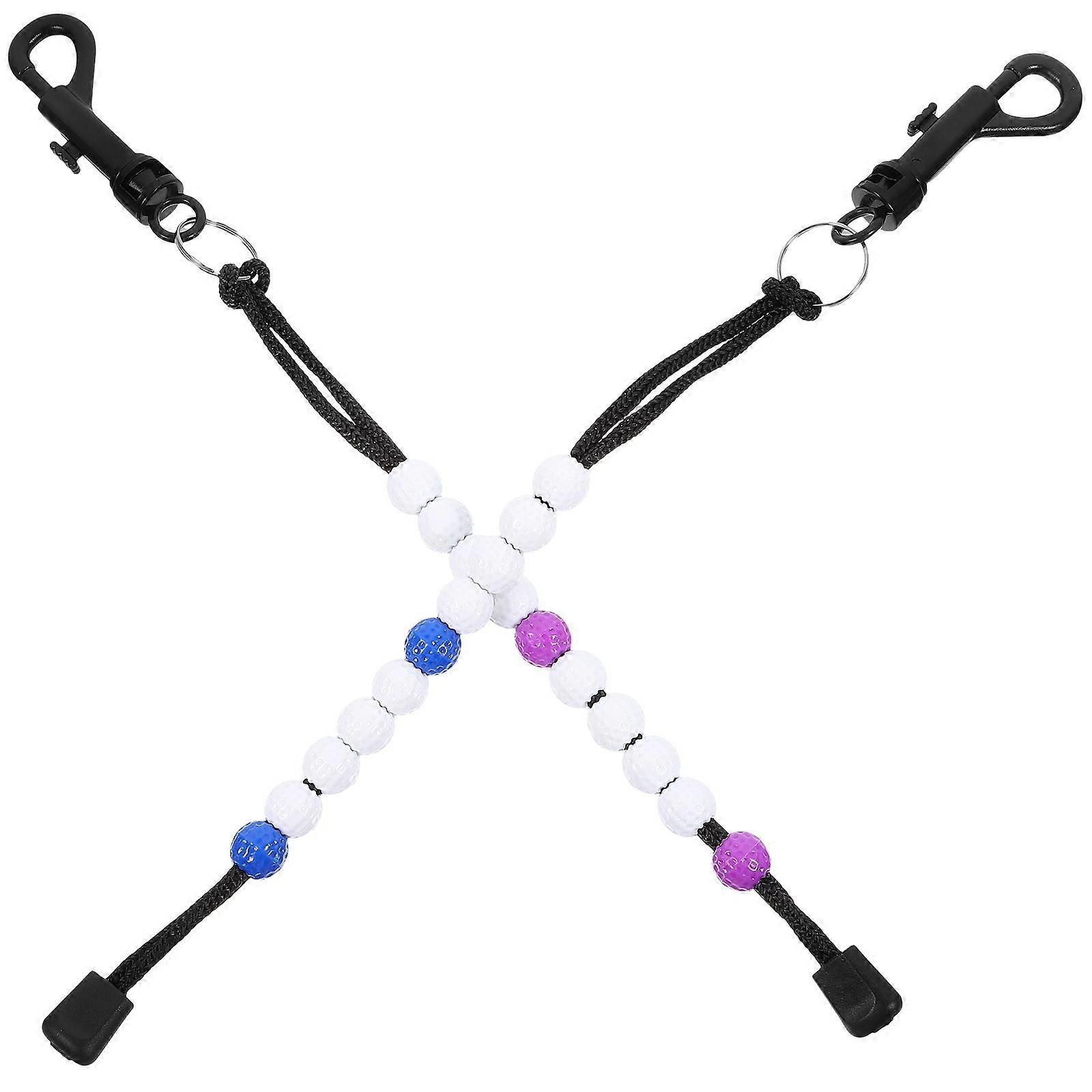 2pcs Bead Score Counter Golfing Scoring Tool Golfing Attachment Golfing Tool Golfing Counter Bead