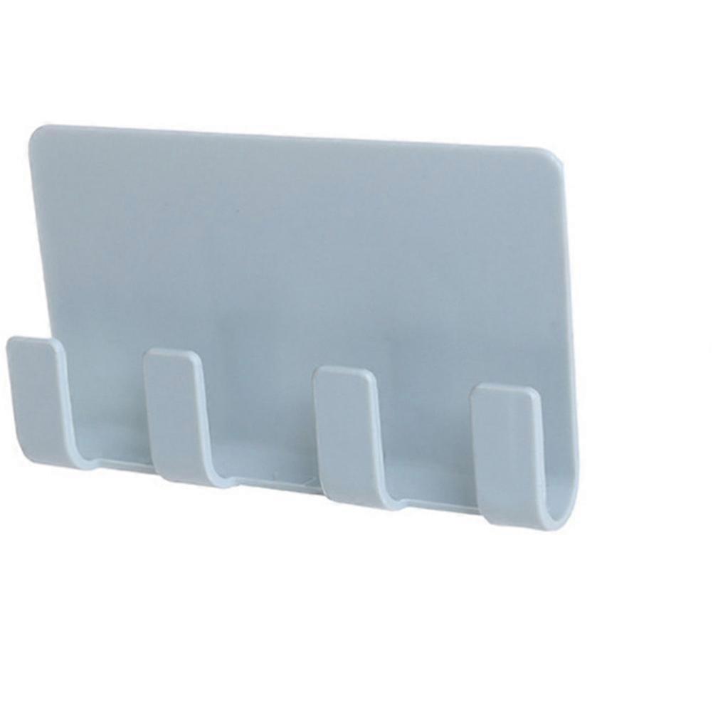 Phone Holder Stand Wall Mounted For Bedroom Cable Management Rectangular Shape Charging Support 1 Pair