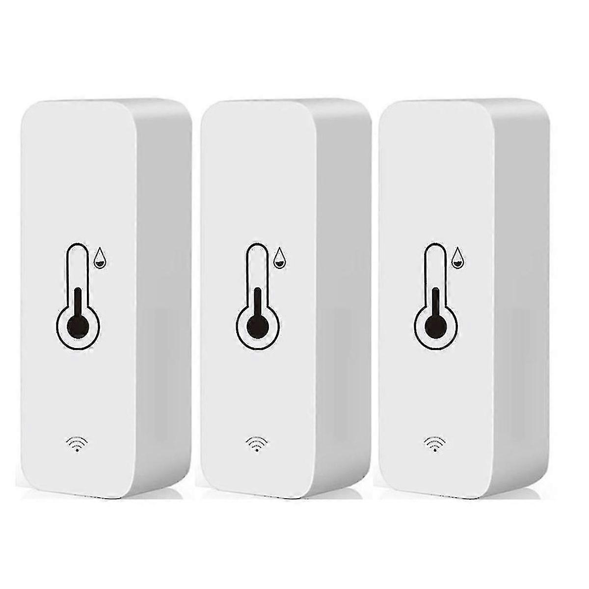 3x Tuya Wifi Temperature Sensor Inomhus Thermometer Hygrometer