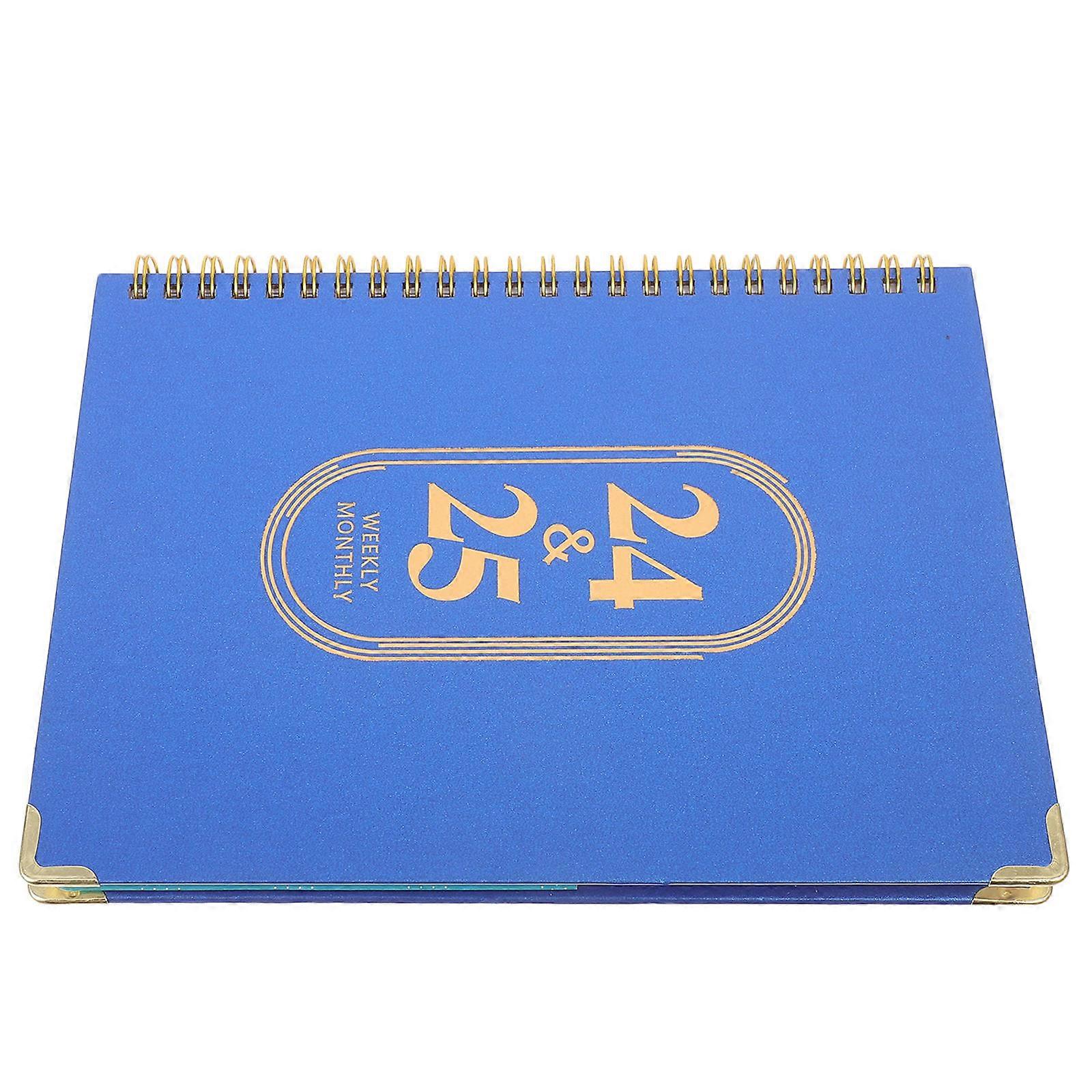 Weekly Task Planner Coil Note Book Portable Planner Organizer Plan Recording Memo Writing Daily Use Students Iron 1Set