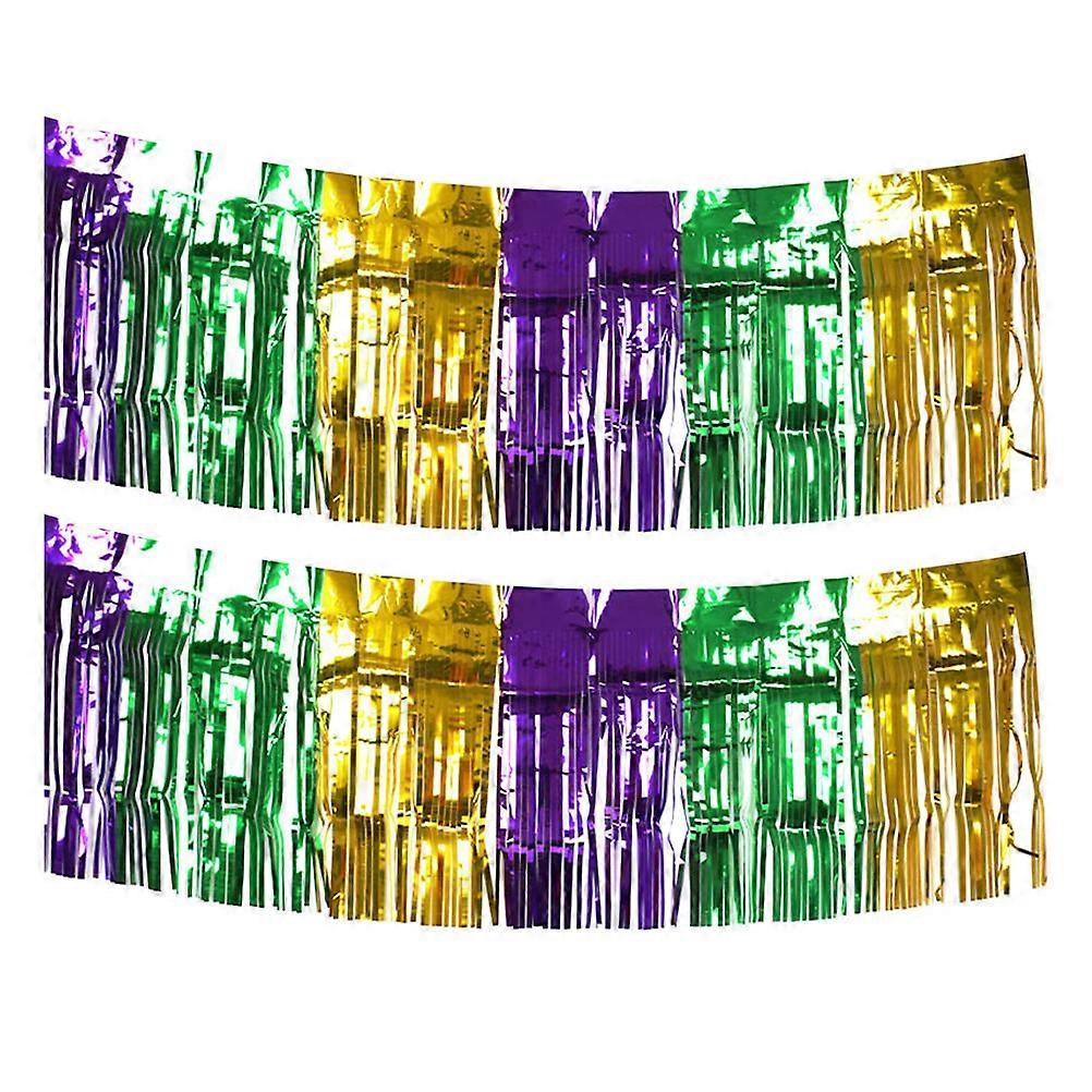 Party Tassel Curtain Festival Party Decorations Rectangle 300x38cm 2Pcs