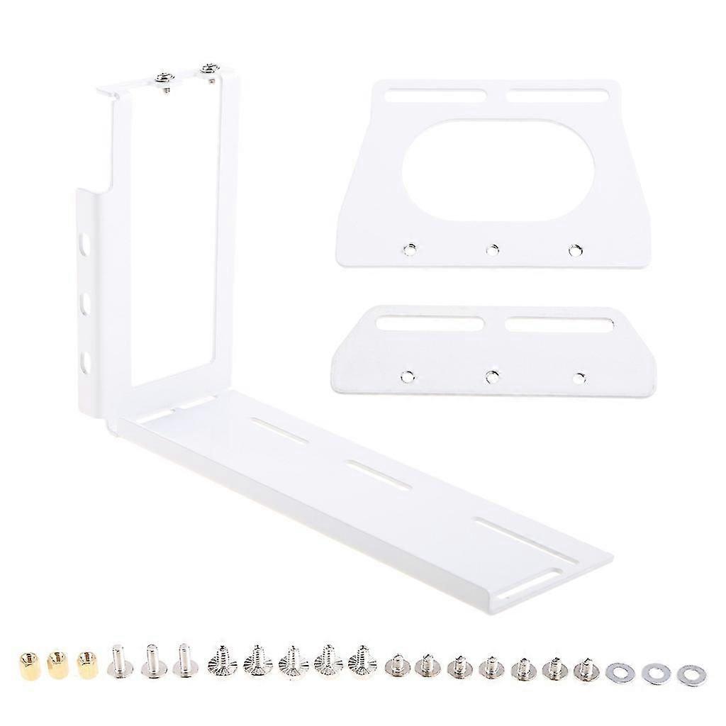 DIY Metal Graphics Cards Vertical Bracket Riser PCI for Express Stent Mount Stan