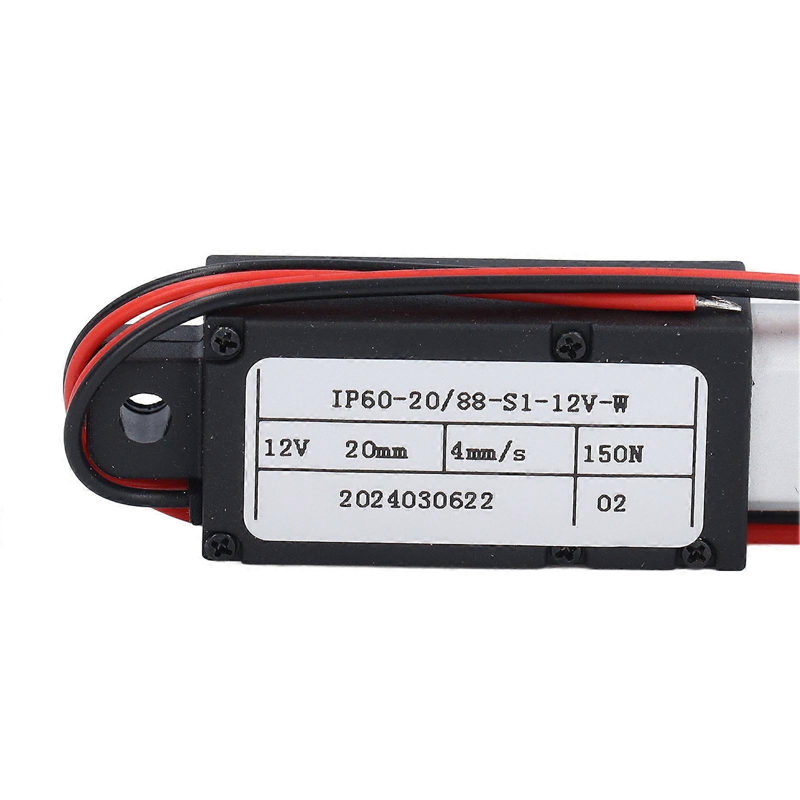 20mm Stroke 150N 12V DC Telescopic Miniature Electric Linear Actuator