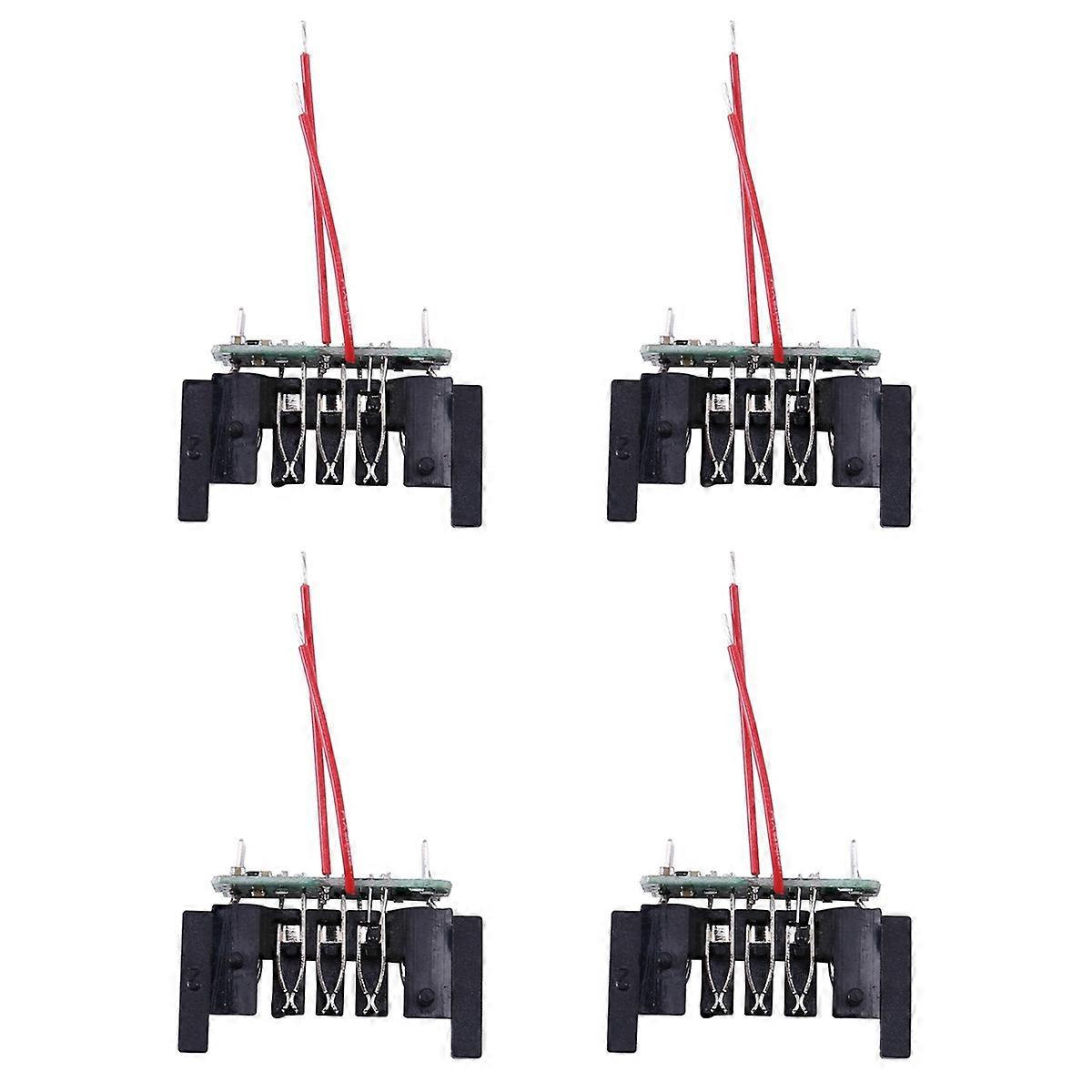 4X DCB120 Electric Drill Battery PCB Charging Protection Circuit Board for 12V 10.8V Li-Ion Battery