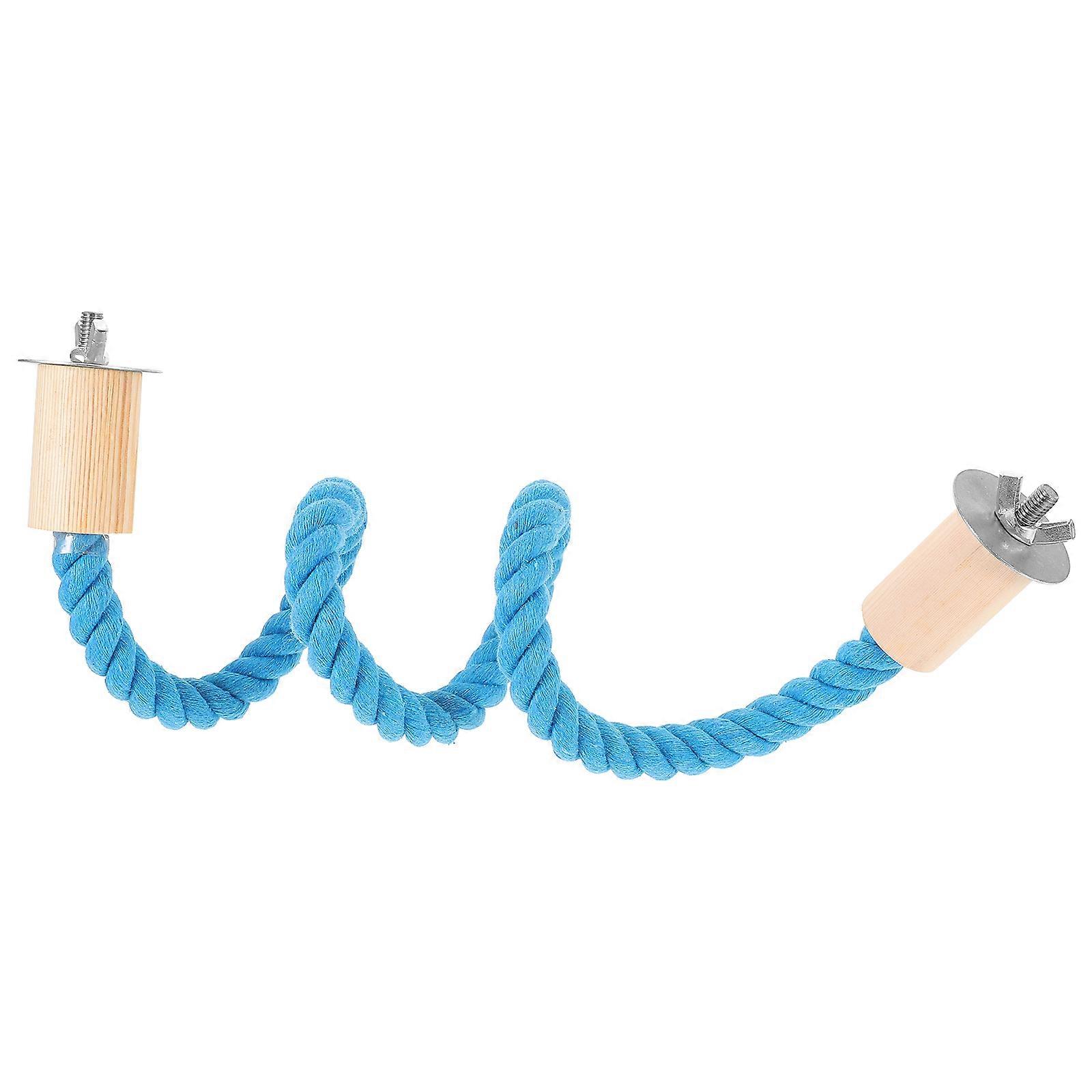 Bird Rope Parrot Perch Stand for Bird Cage Rope Swing Durable Design