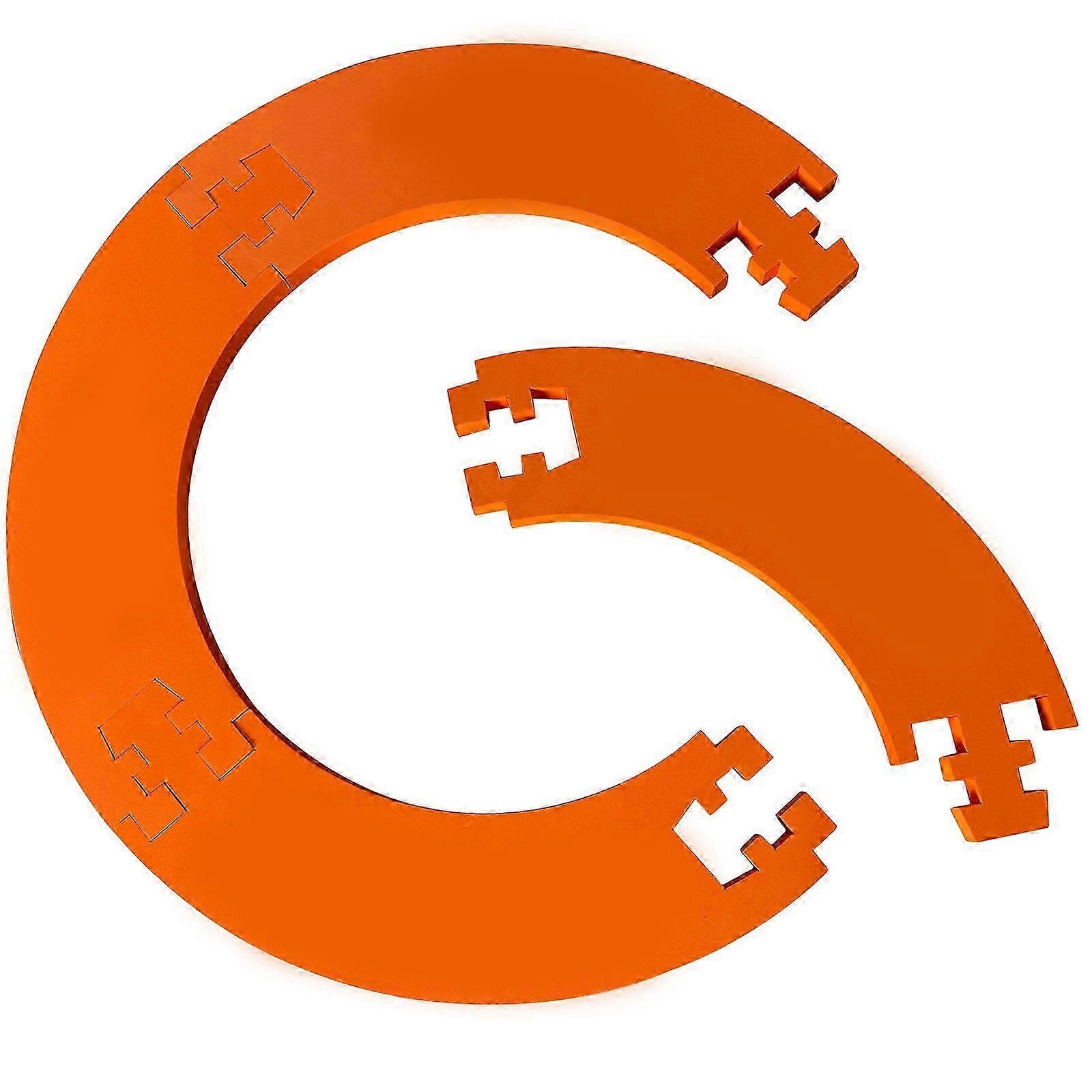 (Orange Color) Round Dart Board Surround Rings Dartboards Wall Protectors Wall Protections Dartboards Backboard For Homes Playrooms Orange Color