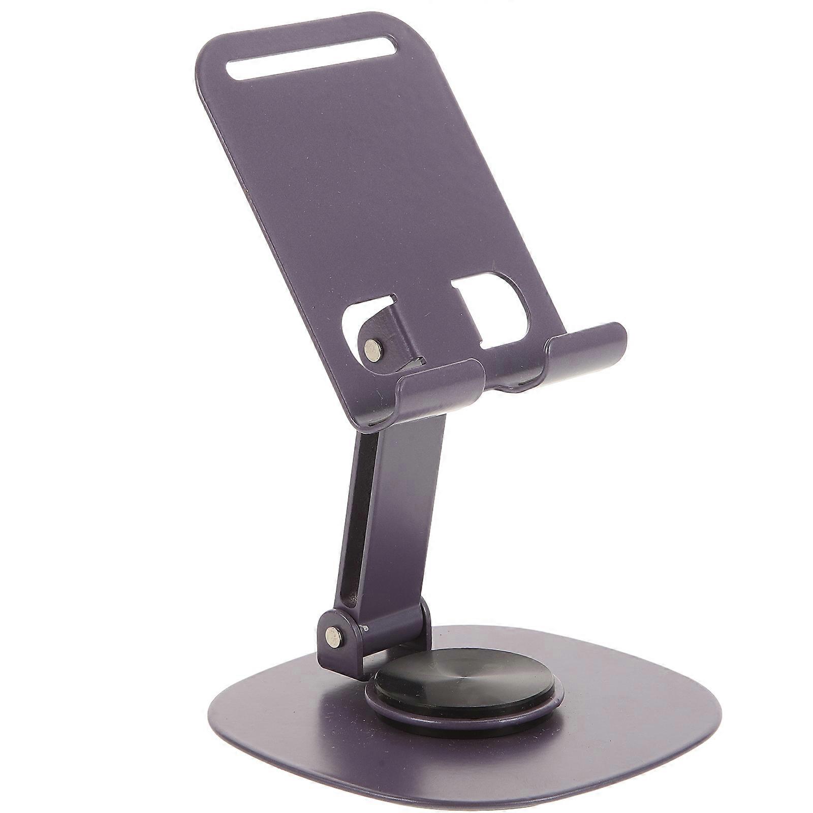 Foldable Adjustable Phone Stand Portable Rotating Cell Phone Holder for Tablets and Smartphones, Space Saving Desktop Accessory