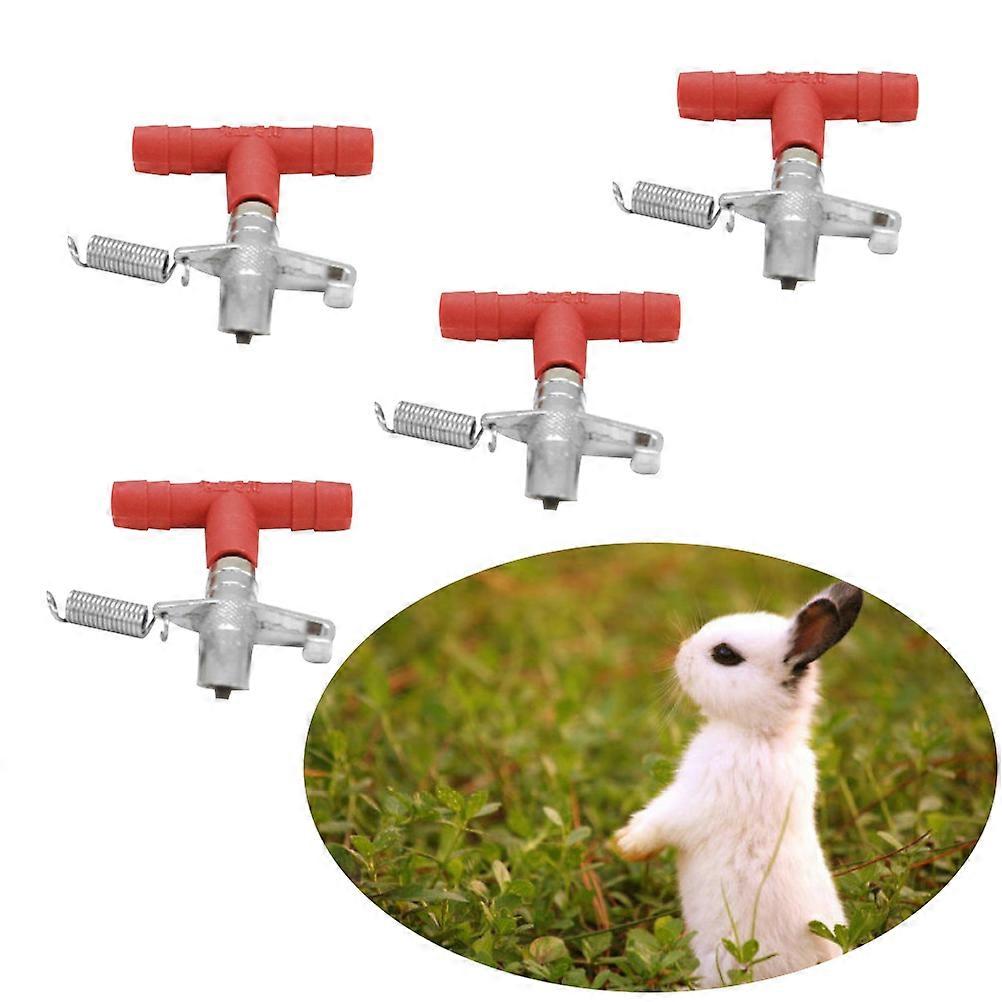 Bunny Feeder For Cage Rabbit Cage Equipment No Leaking 4.5 X 4.2 X 0.8 Cm 10Pcs