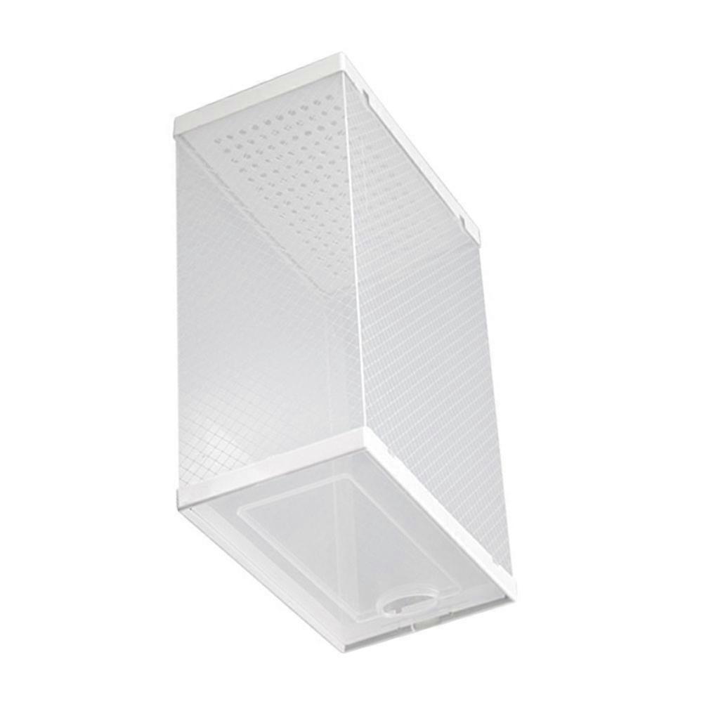Shoes Case Clamshell Design For Office Workers PP Plastic Transparent Stackable 33.00X23.00X23.00cm 1Set
