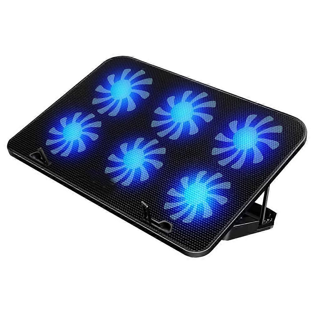 Laptop Fan Cooling Pad Notebook Cooling Fan Black 36.00X25.50X2.70CM Ergonomic Support 1Pack