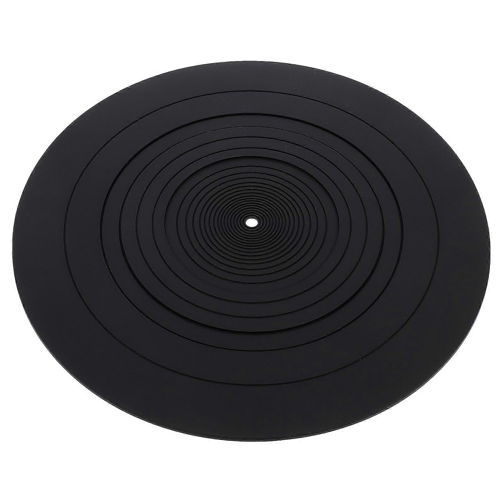 Turntable Platter Mat Silicone Record Mat 295mm Anti Absorption Vibration Reduction For Turntable Disc Round 1Pcs
