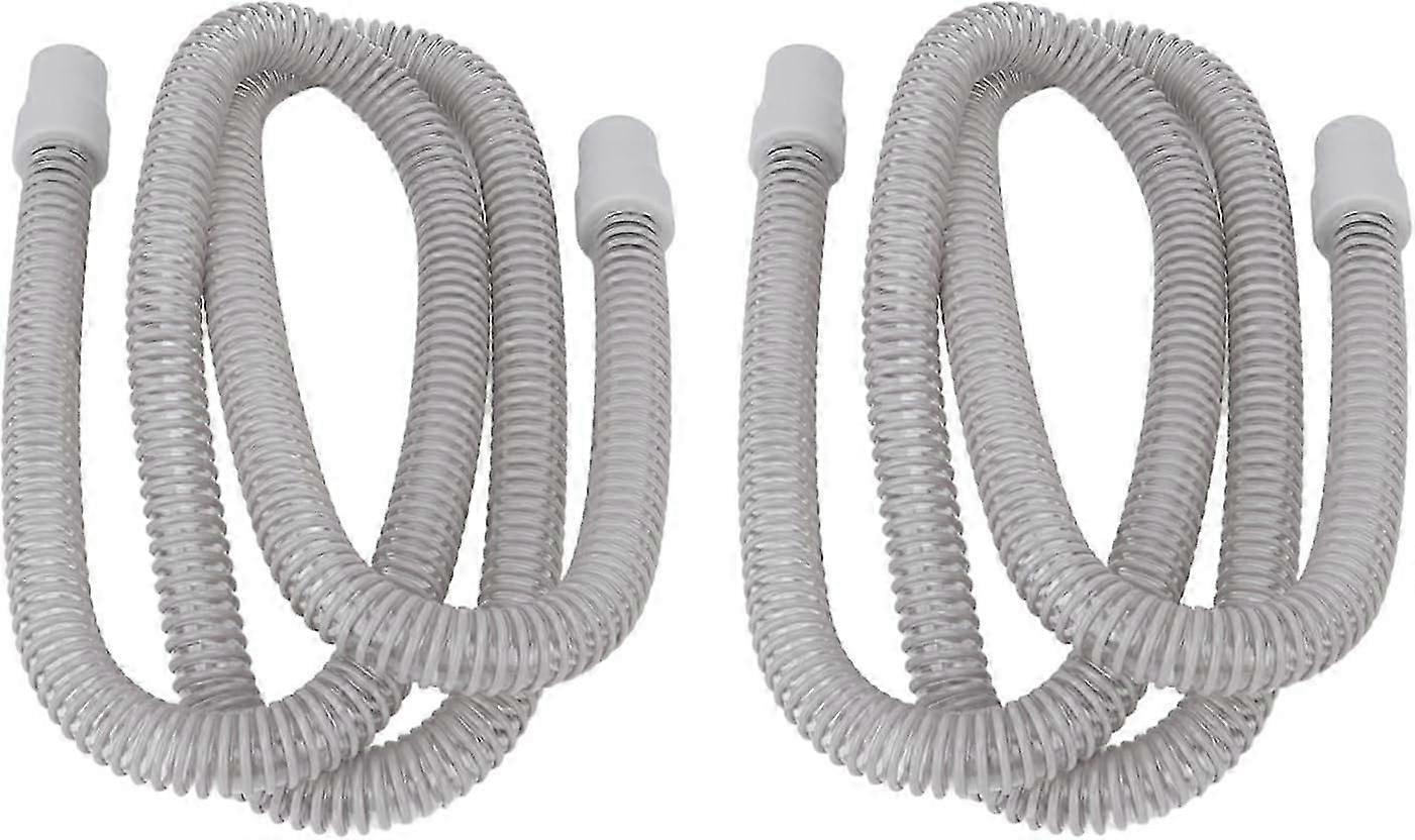 Universal CPAP Tubing Hose (2 Pcs) - Flexible Breathing Machine Tubes with