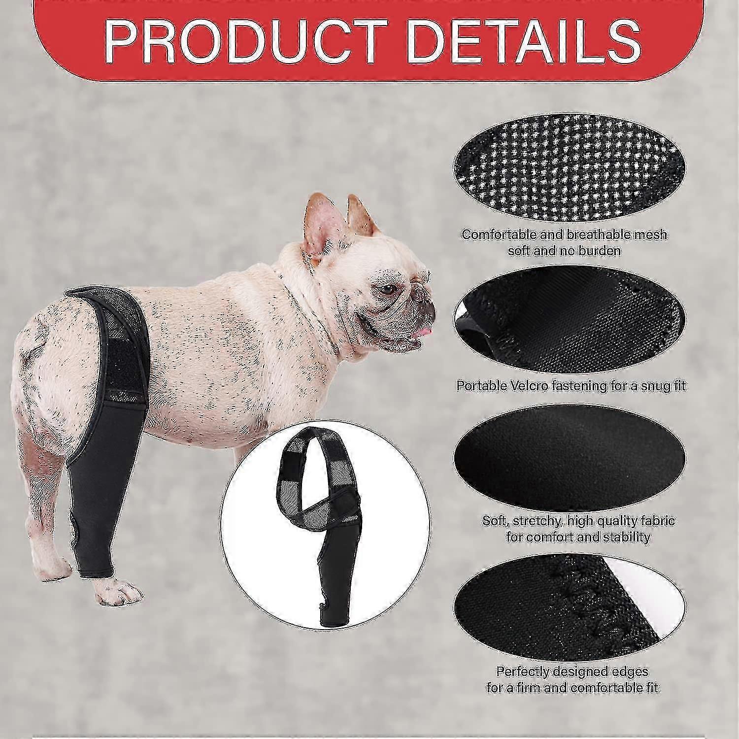 Dog Knee Brace Adjustable for Torn ACL