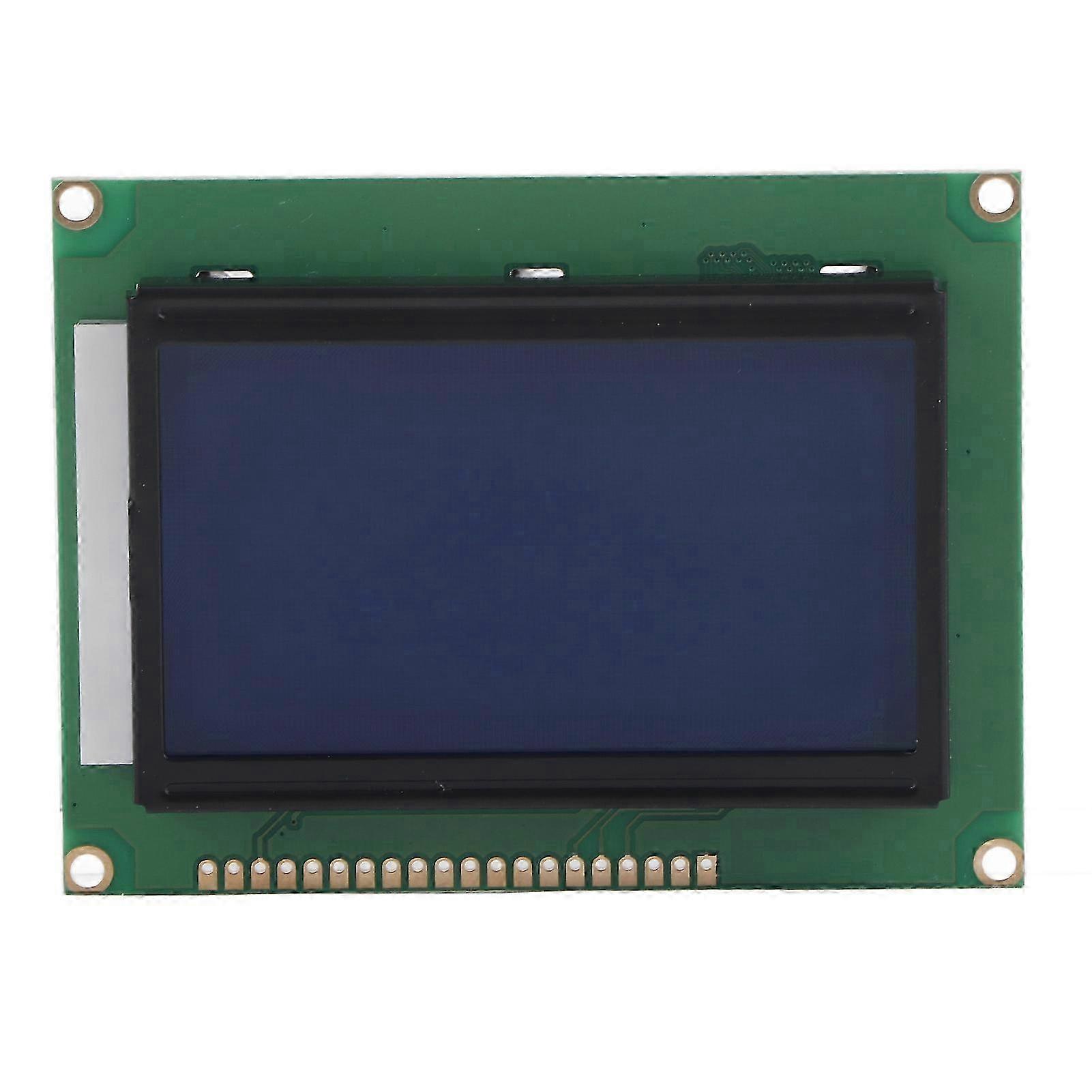 Blue Backlit Display Screen 12864-5V Parallel Serial Port Module Board LCD12864