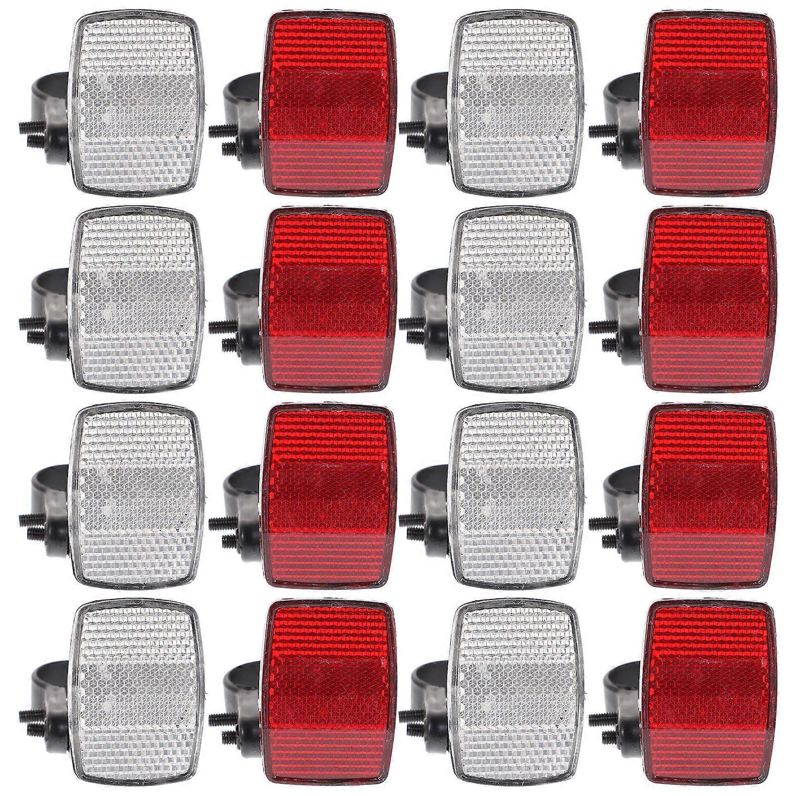 Bike Light Set Bicycle Wheel Spoke Reflector Cyclists Easy To Install 40Pcs