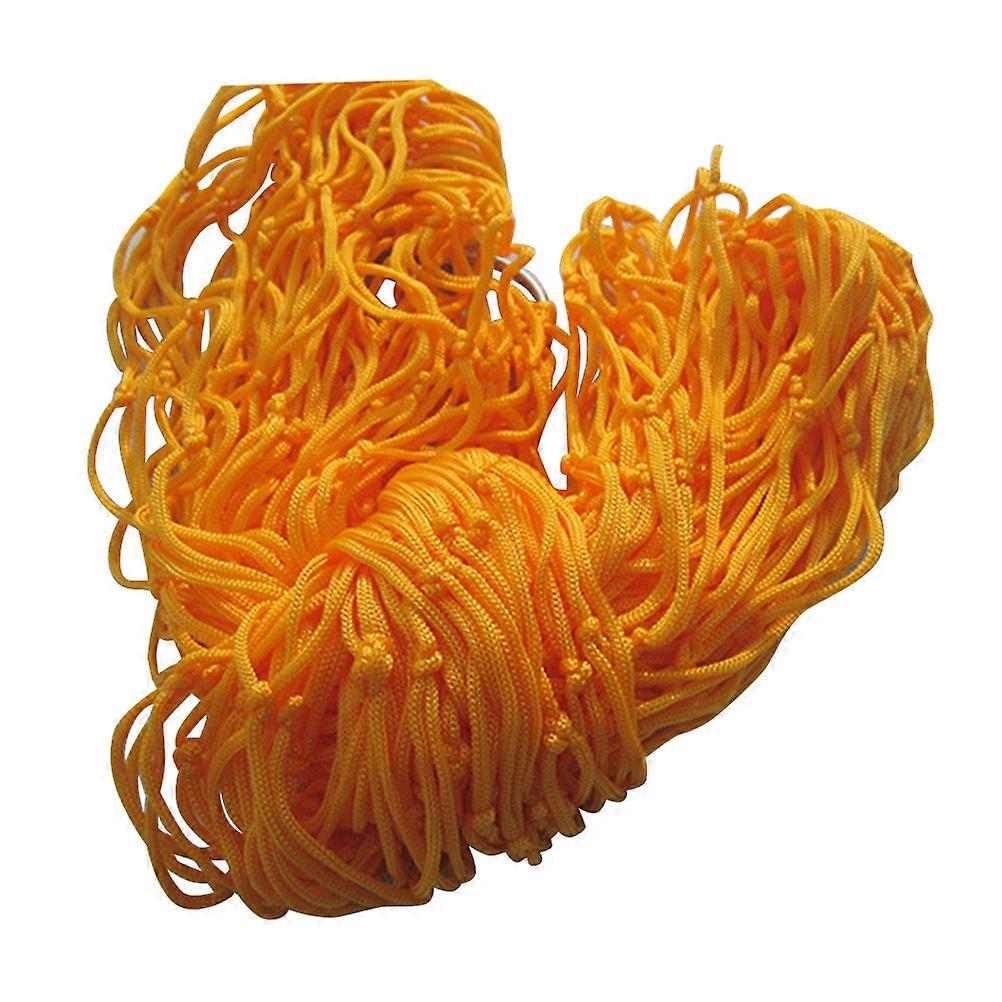 Portable Sleeping Hammock Orange Nylon Durable Swing Bed For Camping Hunting 240*80*05cm Breathable 1Pack