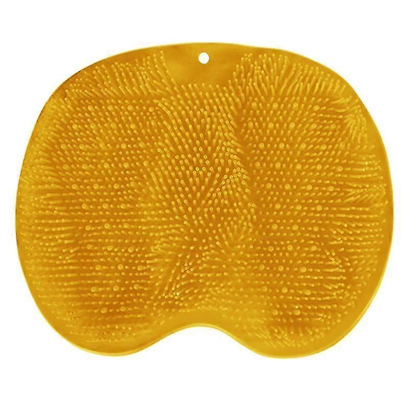 Silicone Douche Pied Récureur Dos Corps Brosse Masseur Pad Tapis Salle de bain