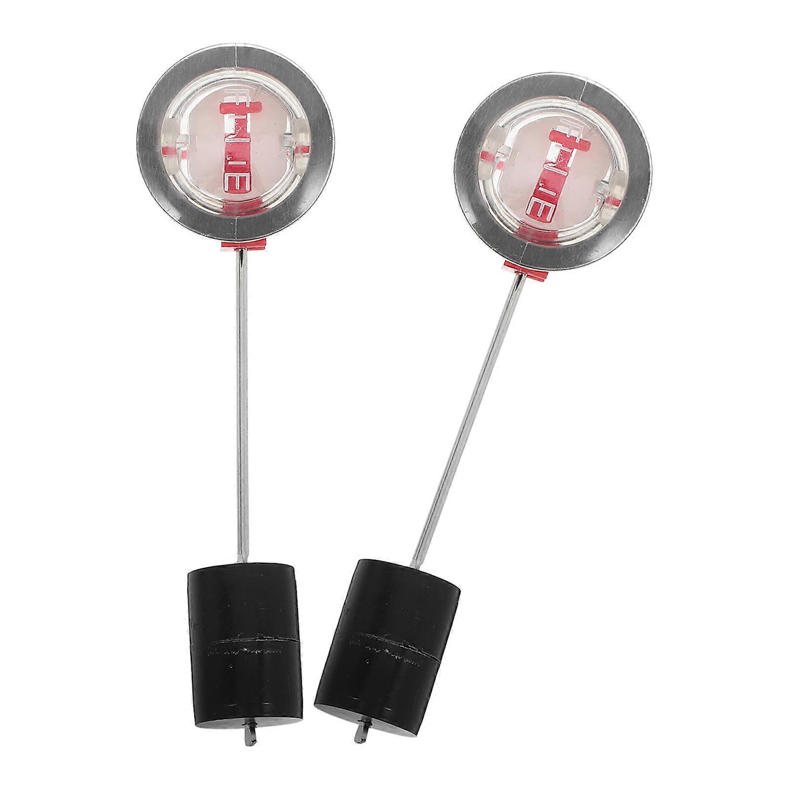 Fuel Level Monitoring Fuel Gauge Meter Round Shape For Generator Tank Accessory 12.40X3.30X1.80CM 2Pack
