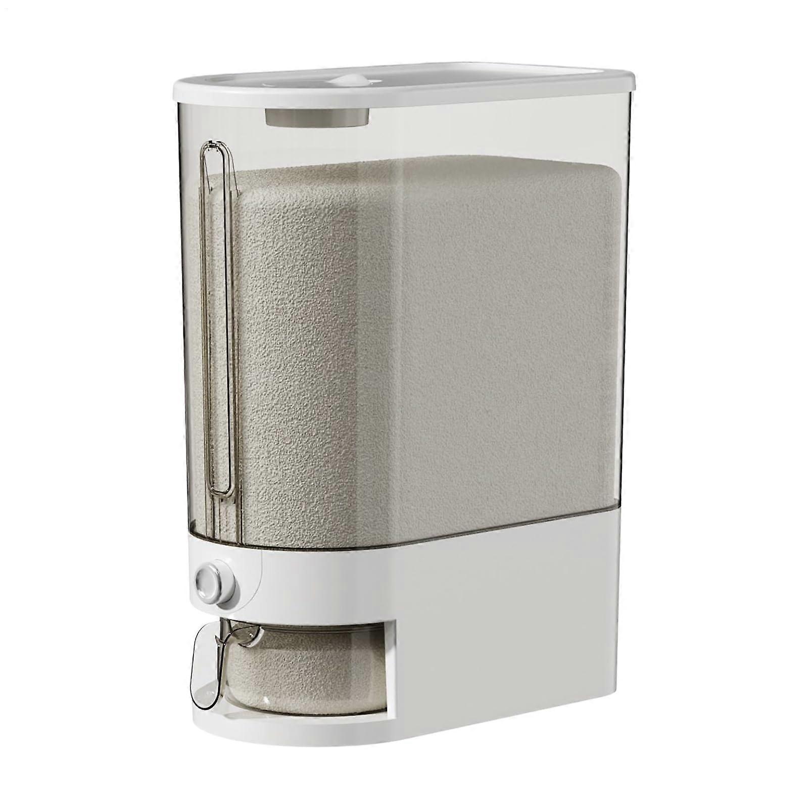 Rice Container 10kg Capacity Waterproof Moisture Resistant Stackable Transparent Storage For Kitchen Pantry Gastronomy