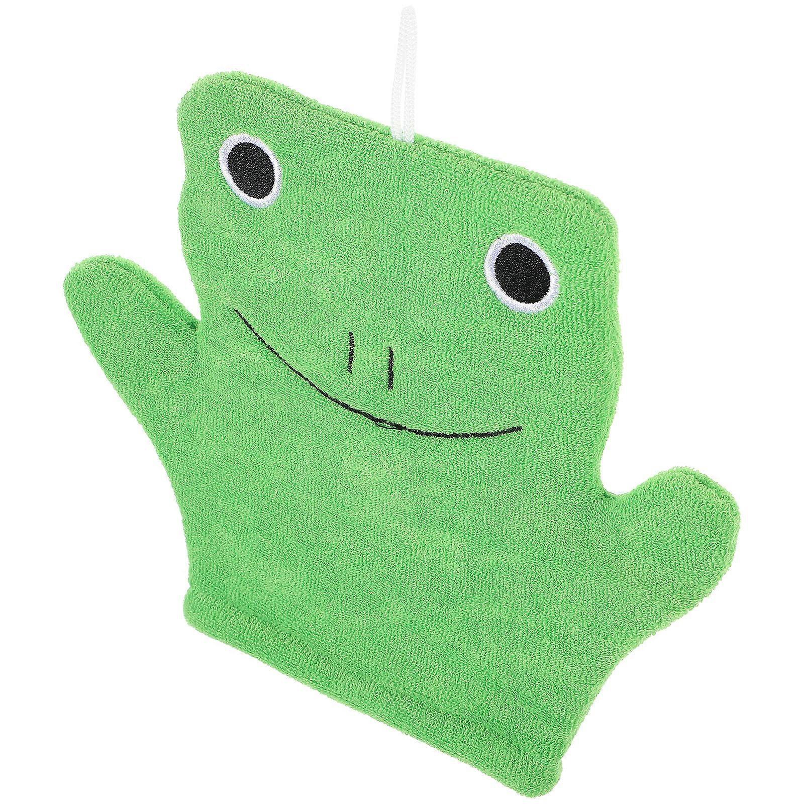 Here's a refined and professional product description for your **Frog Shape Skin Scrubbing Mitt**:
 
### πΈ Frog Shape Skin Scrubbing Mitt β Double