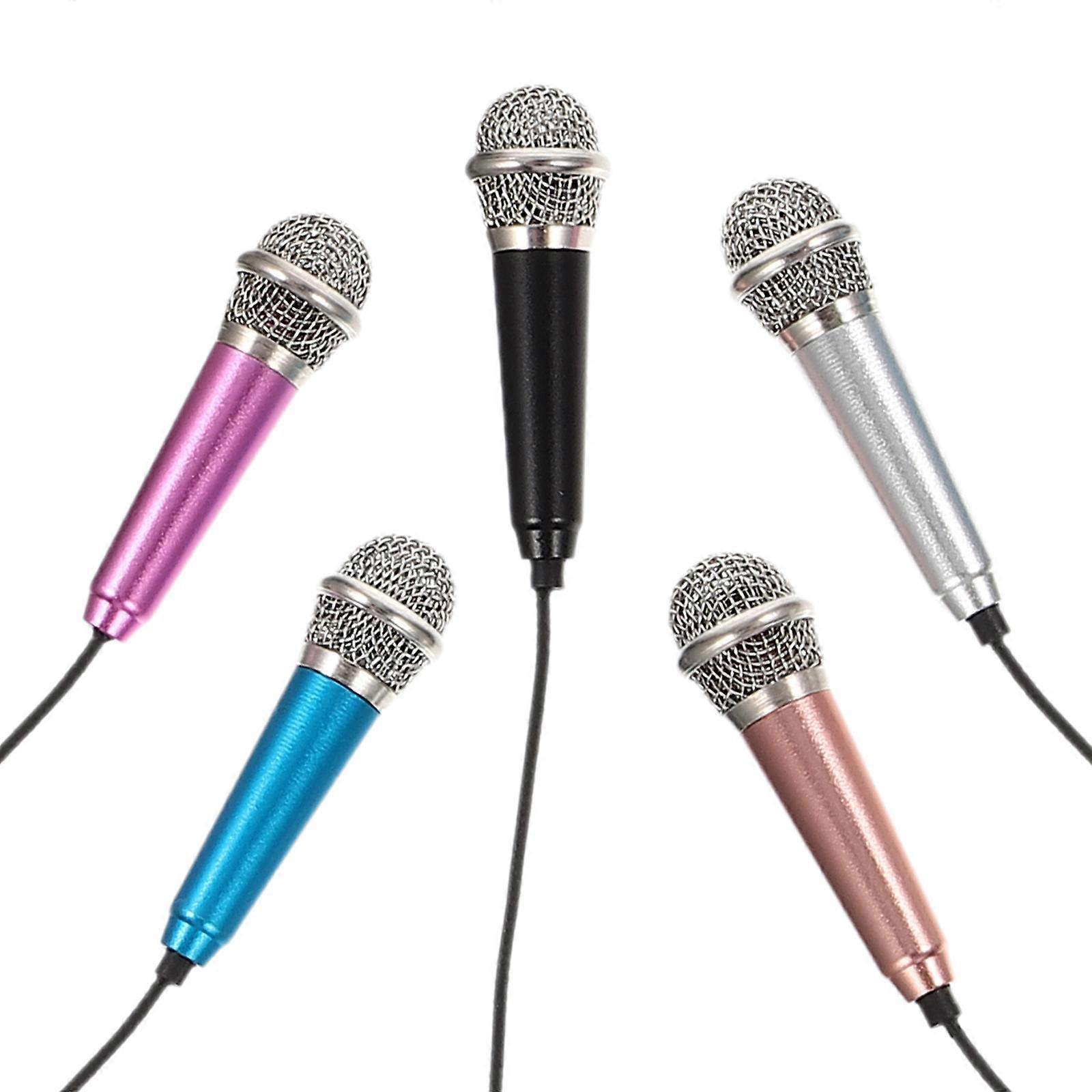 Mini Microphone Mini Microphones Outdoor Use Vocal Recording 5Pcs