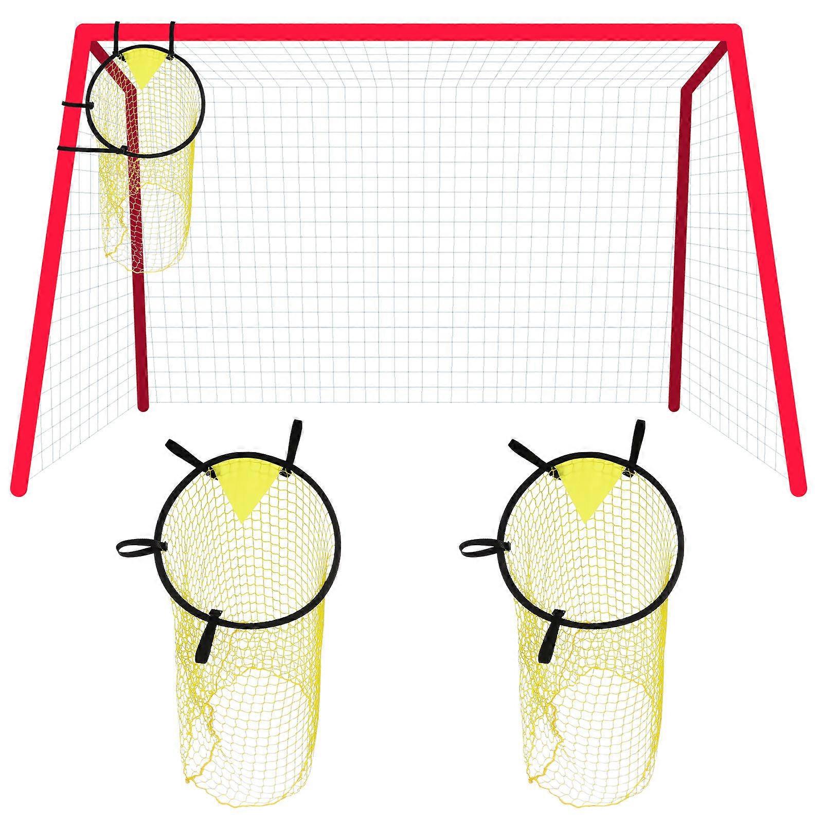 Bins Football Targets Soccer Goal Net Recreational Activities Polyester 23.6×17.7×0.4in 2Pcs