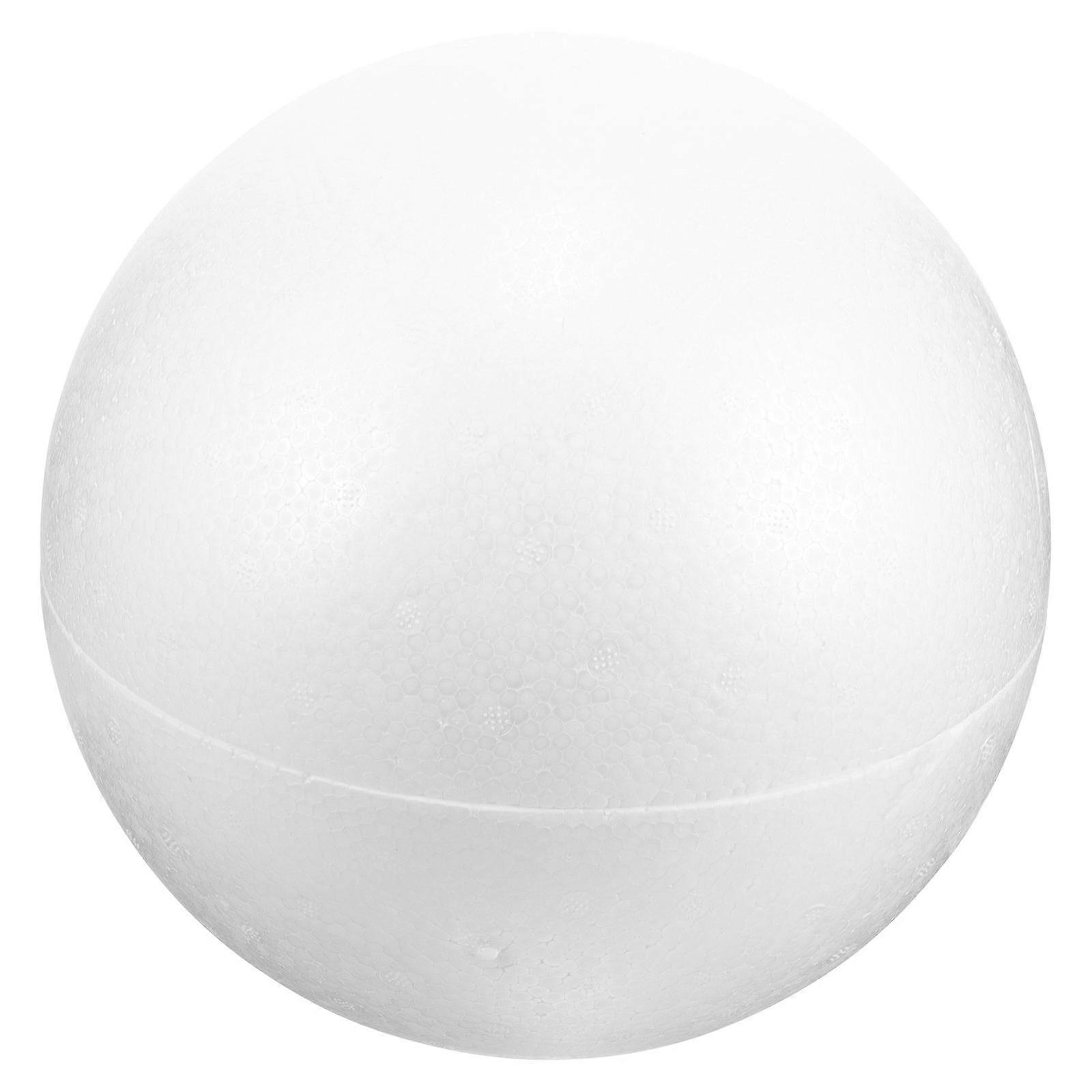Hollow Foam Balls for DIY Crafts, Unpainted Round Polystyrene Spheres for Painting, Wedding Centerpieces, and Party Decorations