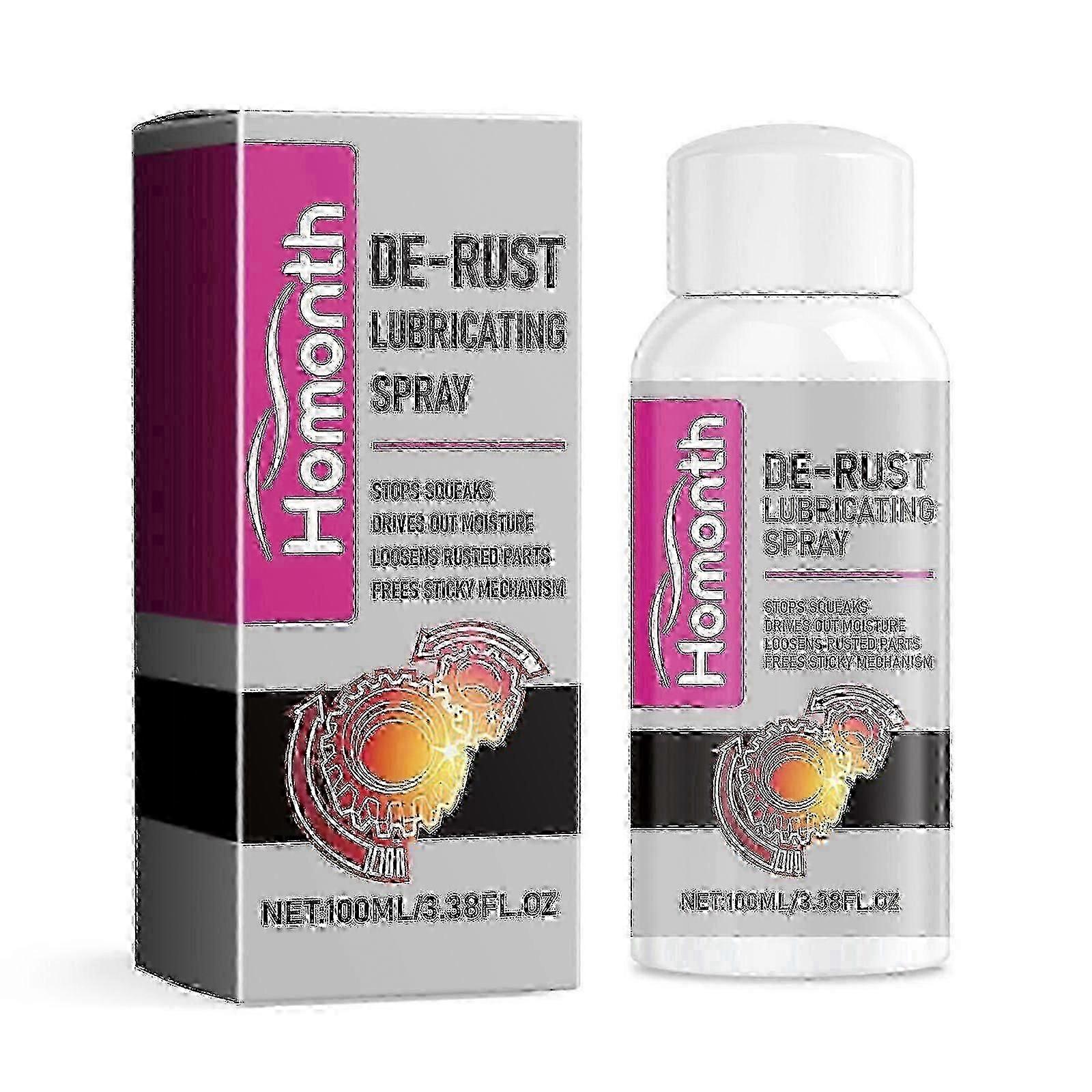 Metal Anti-Rust Spray, Multi-Function Rust Remover Metal Anti-Corrosion Anti-Rust Oil Lubrication Cleaner