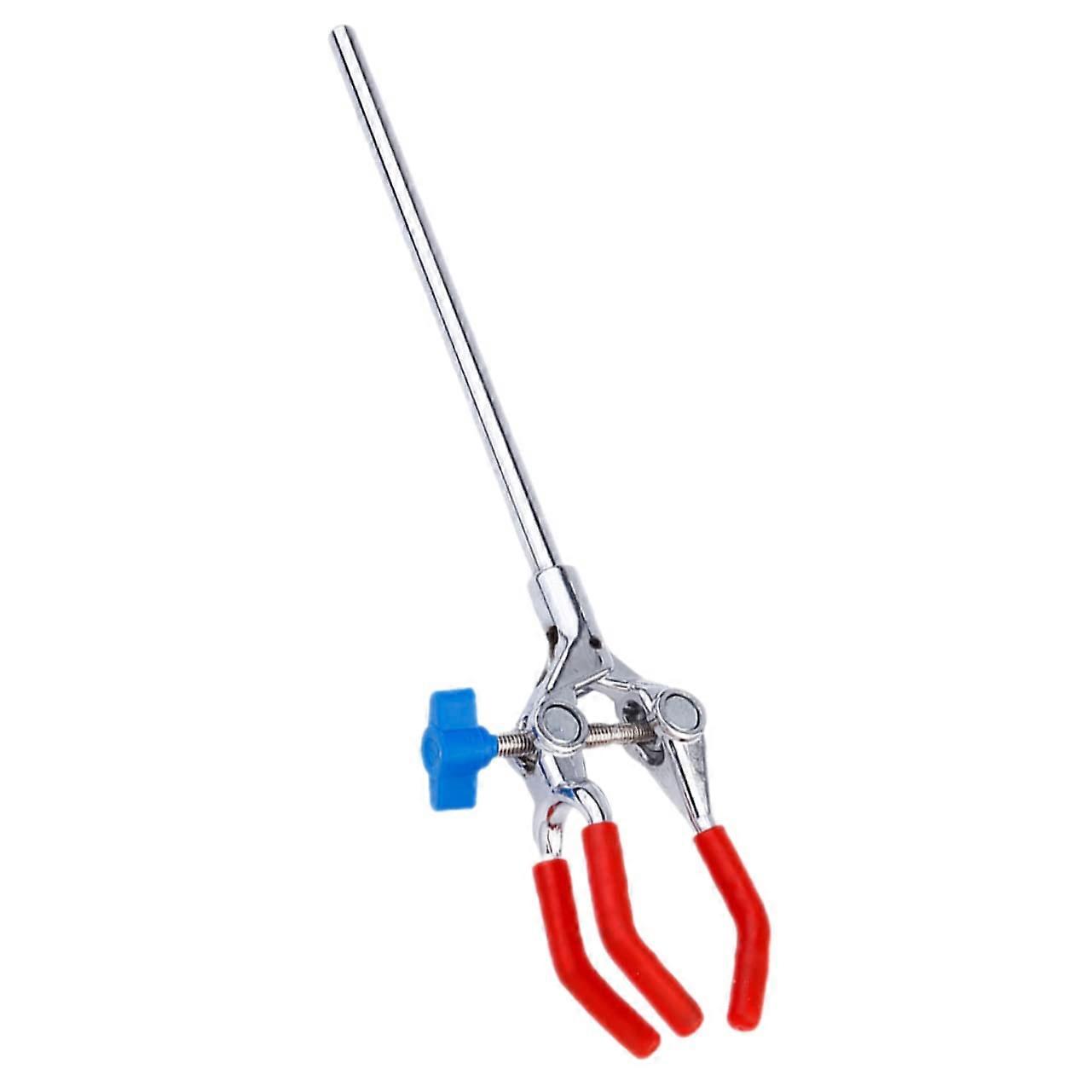 Metal Laboratory Piston Clamp Adjustable Corrosion Resistant Table Tube Holder for Lab Stand