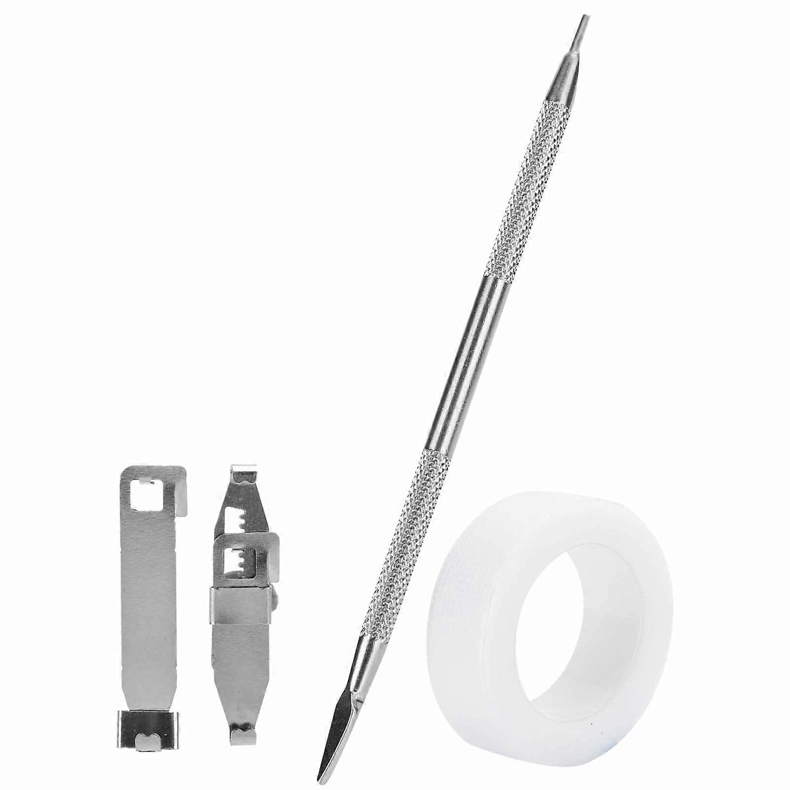 Stainless Steel Ingrown Toenail Corrector Dead Skin Pusher Tape Toenail Correction Set