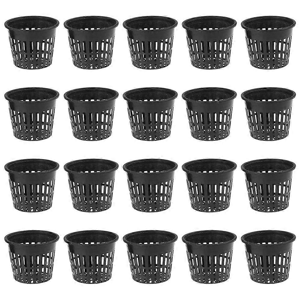 40 Pcs Hydroponic Pot Plastic Planting Cup Net Pots Bucket