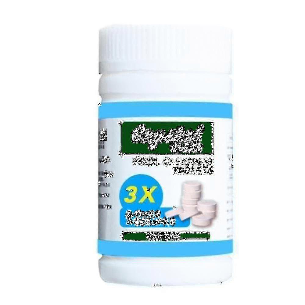100 Pcs Pool Cleaning Tablet Safe Long Lasting For Swimming Pool