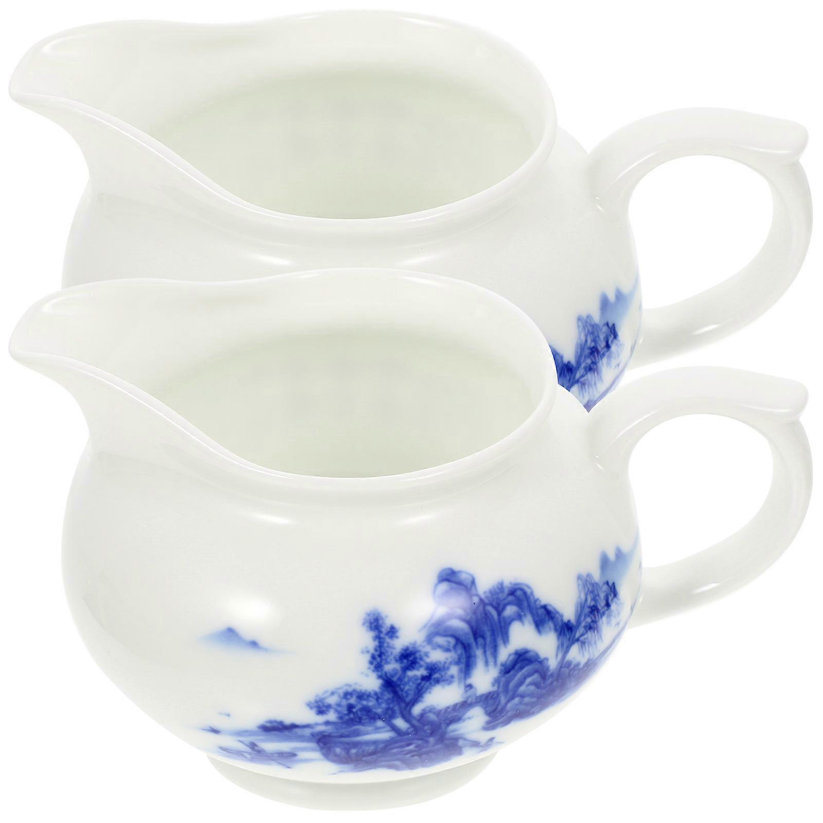 Sauce Cups Gravy Dispenser Classic White Home Users 2Pcs
