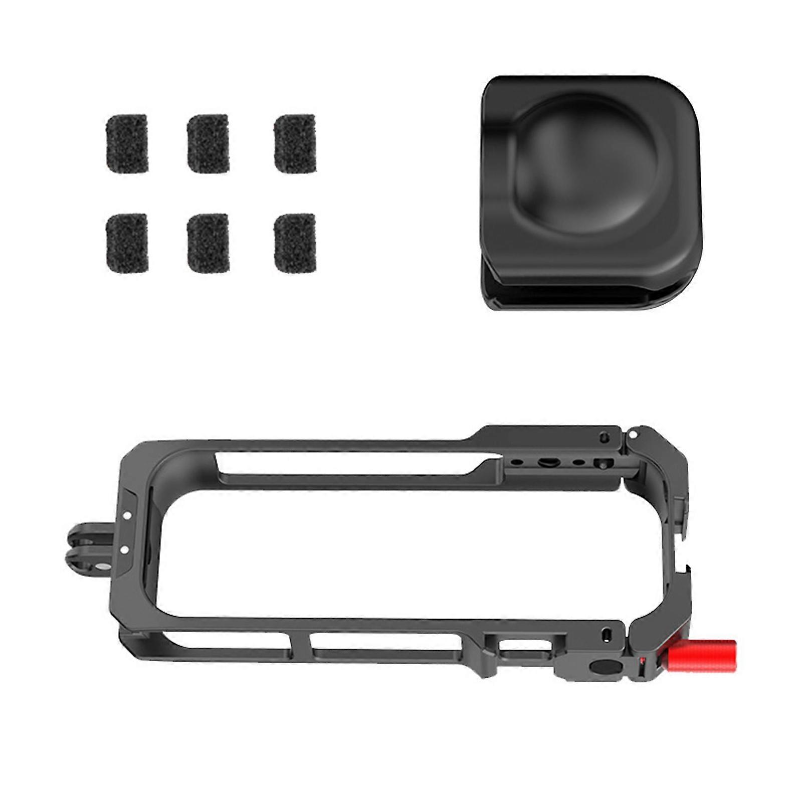 Precise Metal Cage Camera Housing Frame Protective Shell Lens Cover For 360 X5 Full Access Easy Attachment Multicolor