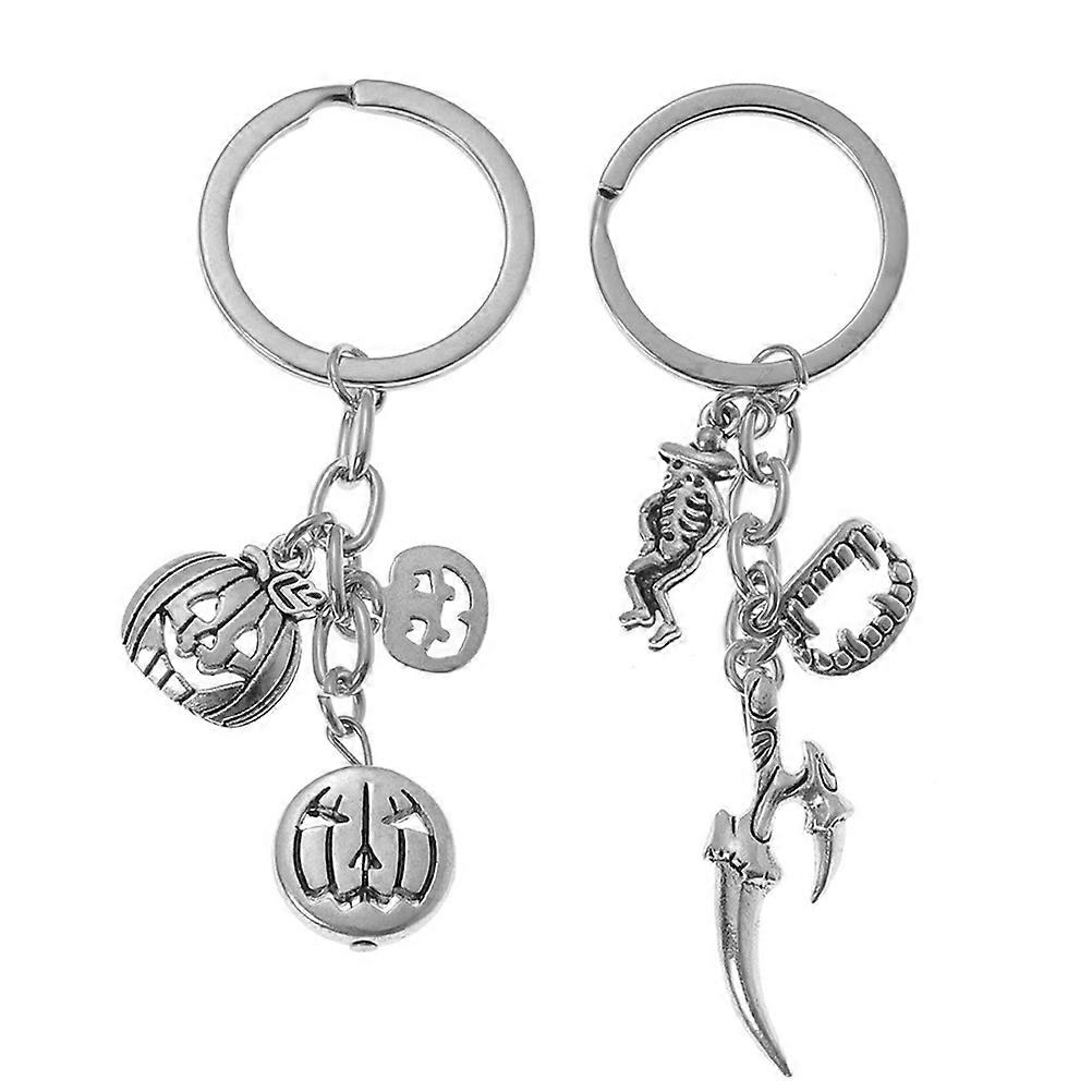 Spooky Keychain Halloween Bag Pendant 2Set