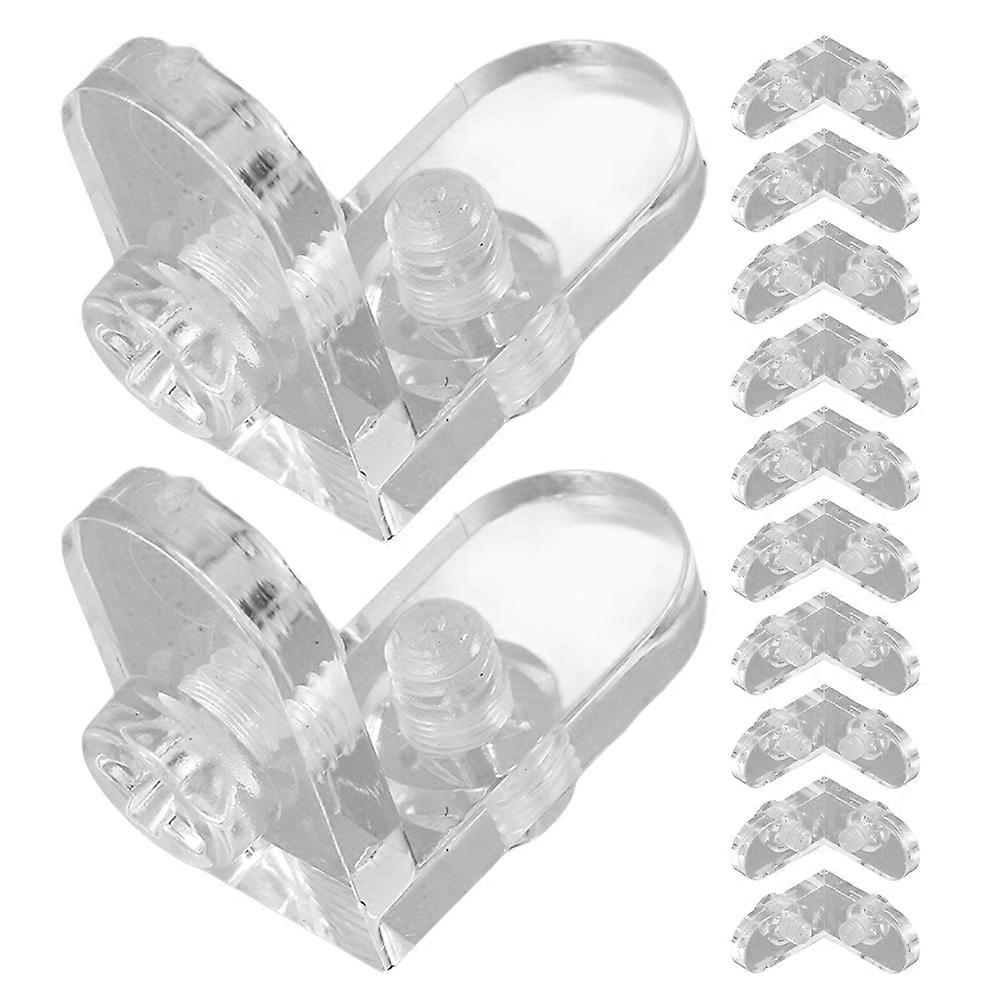 Clear Acrylic Corner Brackets Wall Mount Support for Display Boxes – Transparent Reinforcement Connectors for Quick and Secure Assembly