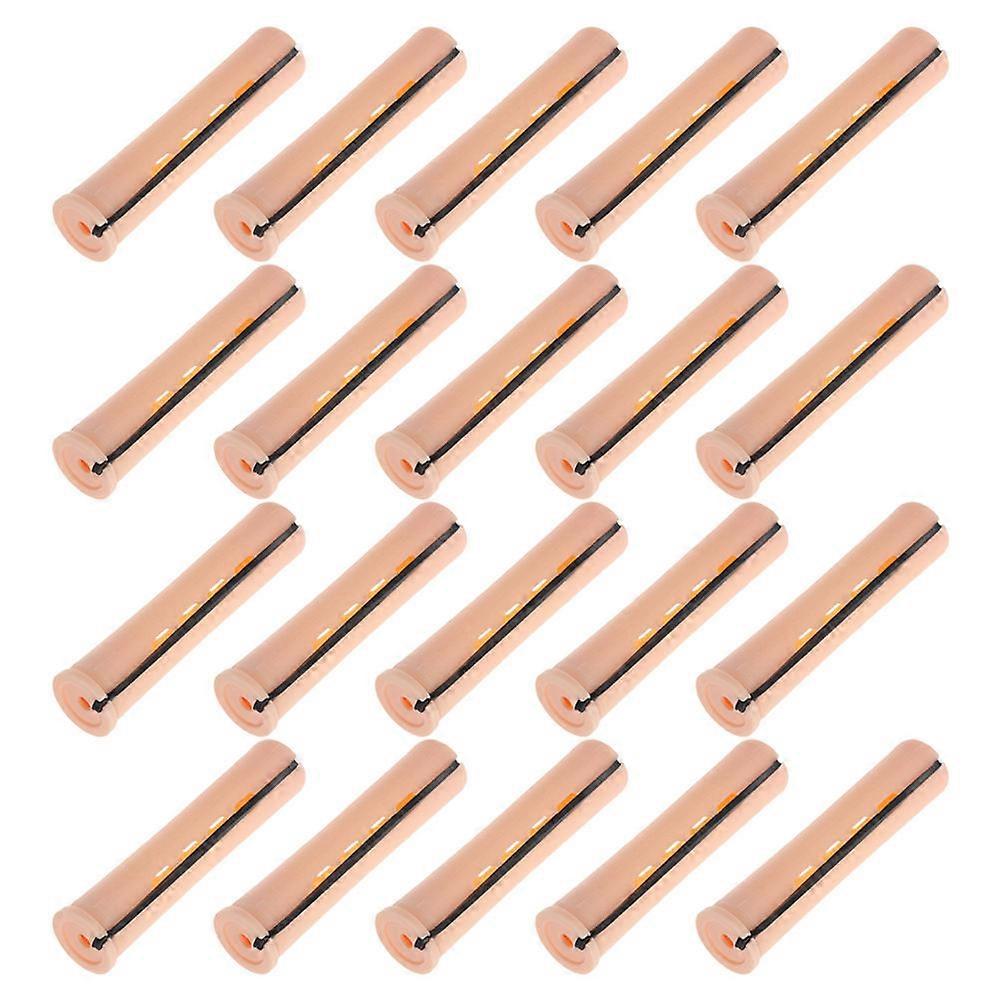 Multi Color Rubber Hair Tool for Home Use 20pcs Create Curly Hairstyles for Long and Short Hair