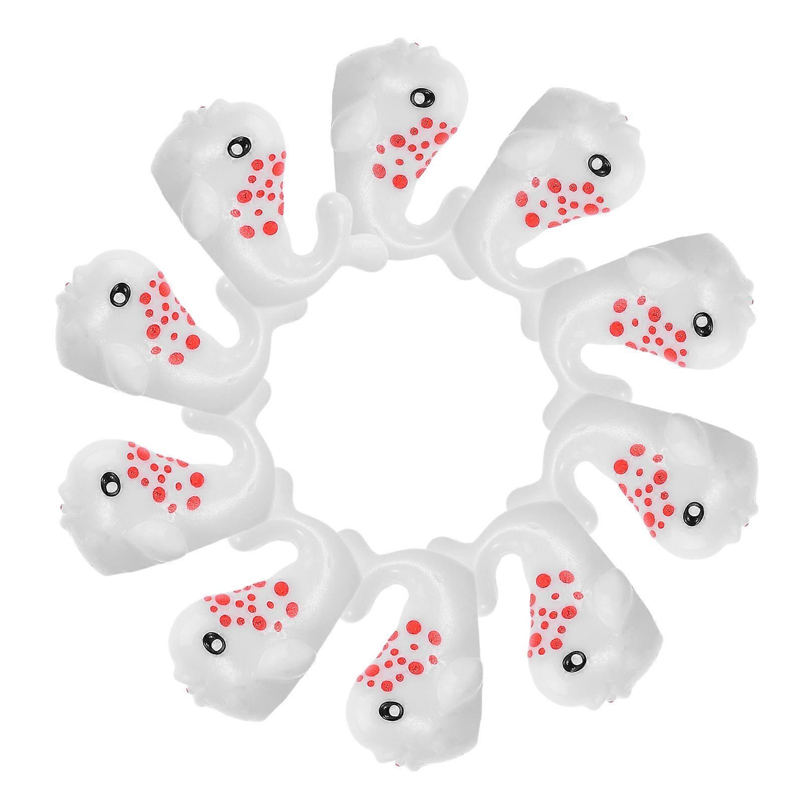 Tiny Animals Figures Whale Model for Decoration 20Pcs Set