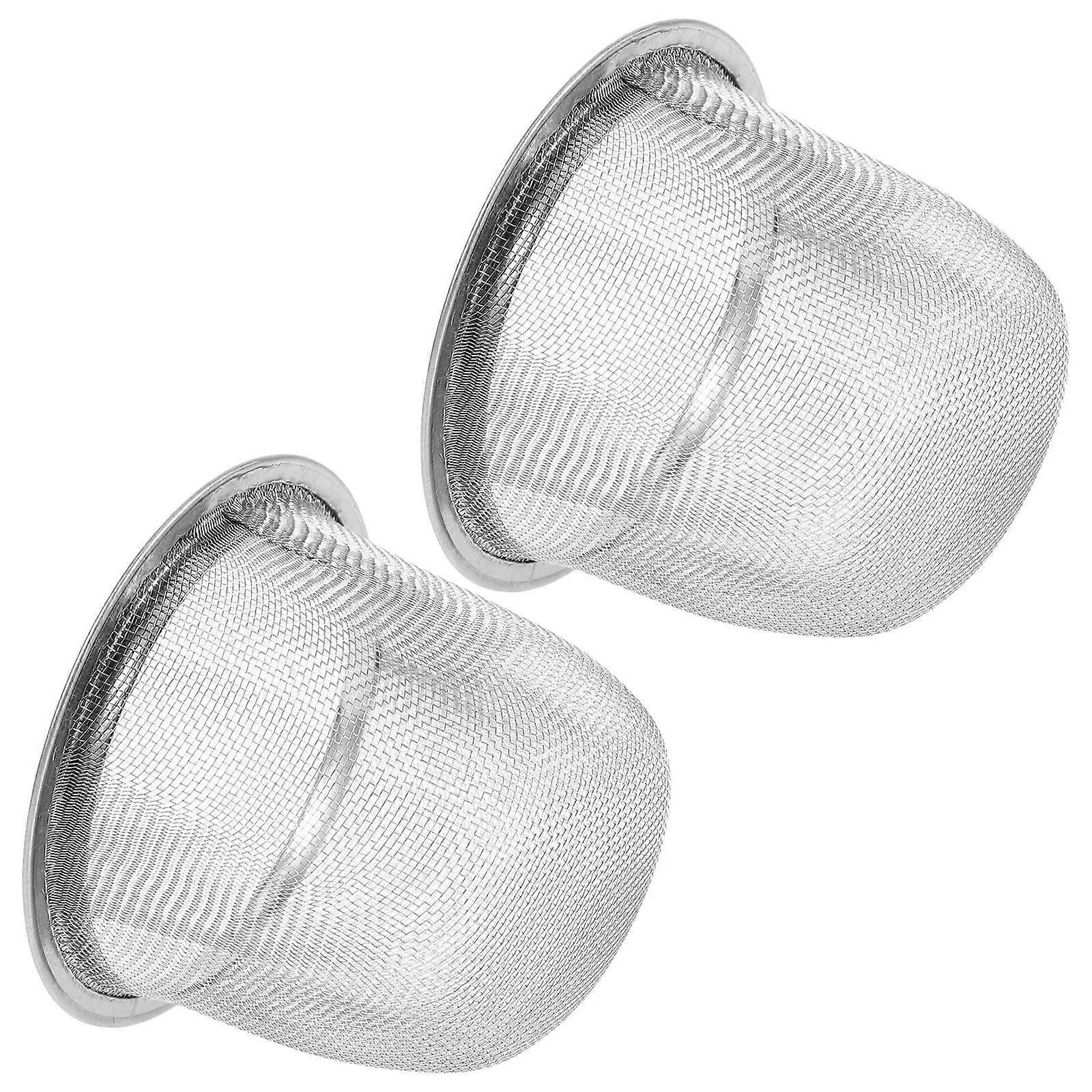 Teapot Accessories Replacement Tea Strainer Sturdy Construction Loose Tea-Making Tools 2Pack