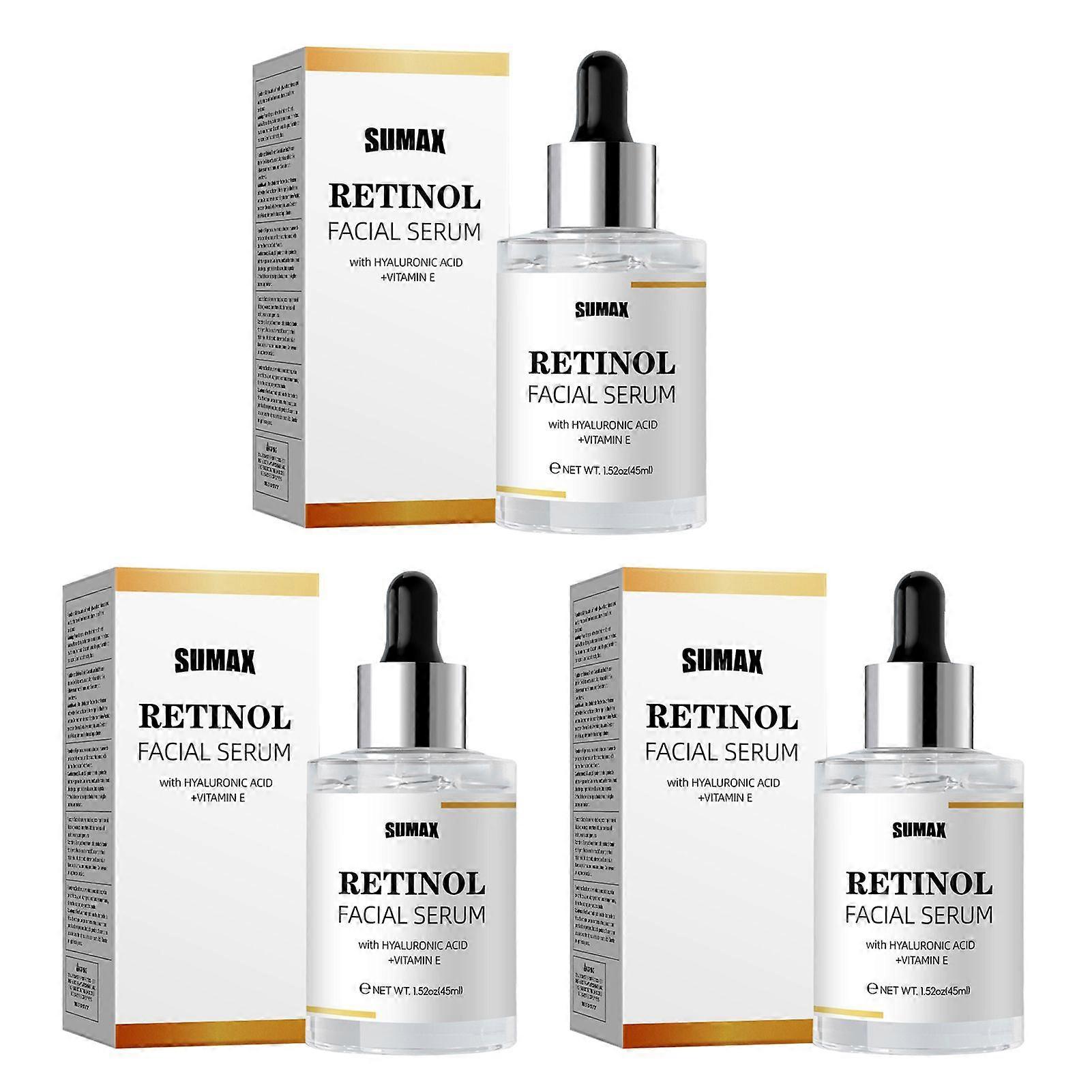 45ml レチノール フェイシャル セラム with ヒアルロン酸 & ビタミンE, アンチエイジング & ハイドレーティング レチノール タイトニング セラム