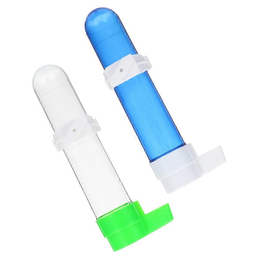 Automatischer Vogelfutterautomat Leicht zu reinigen 17,00 x 6,50 x 1,20 cm für Sittiche 2 Stück