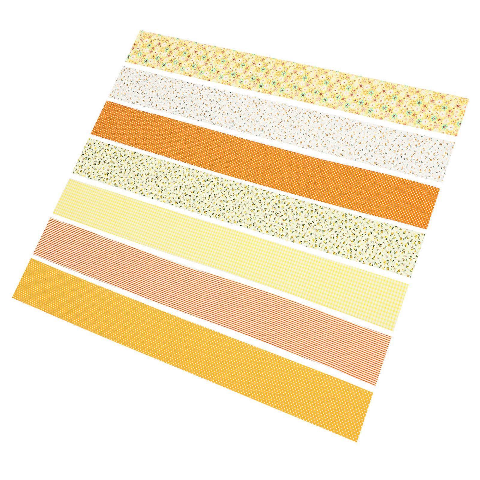 Printed Quilting Fabric 7Pcs Assorted Color Sturdy Material For Sewing Crafts School Projects