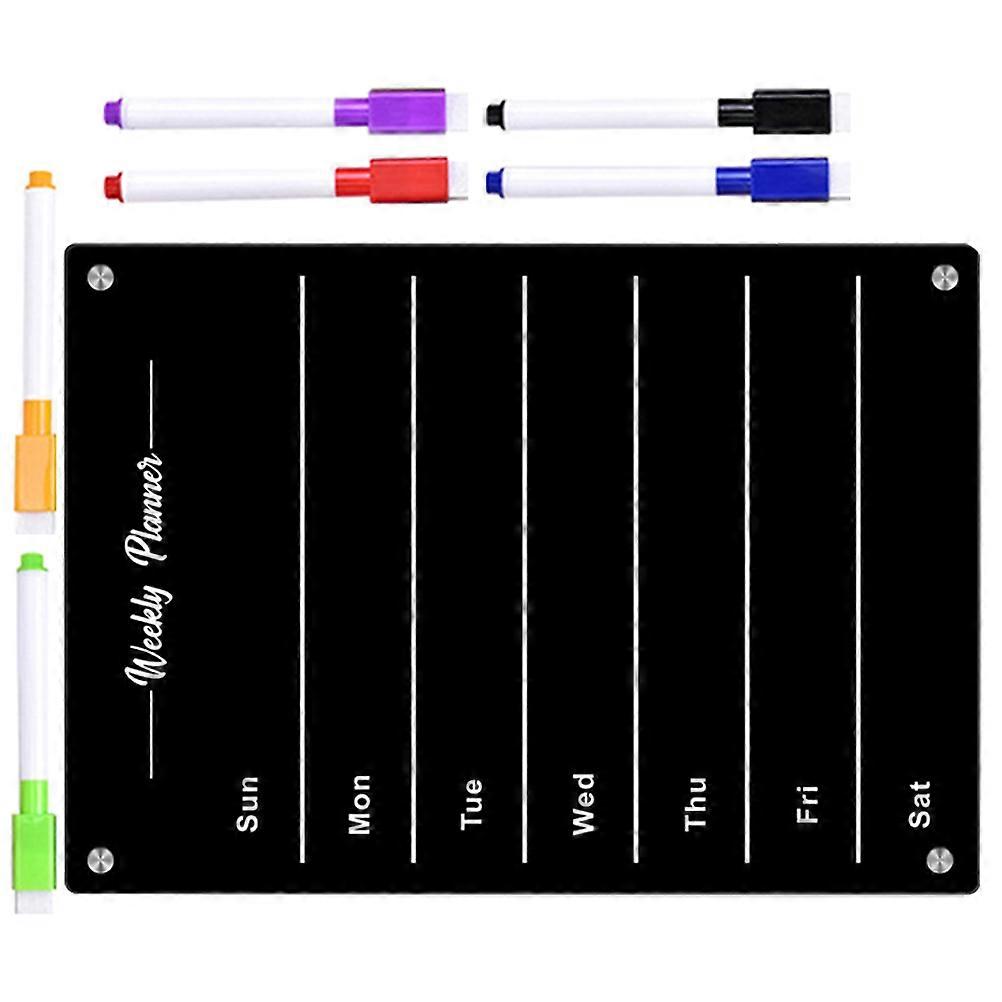 Kitchen Planning Whiteboard Set For Home Use 42X29.7CM Eraseable Writing Fridge Accessory 1Set