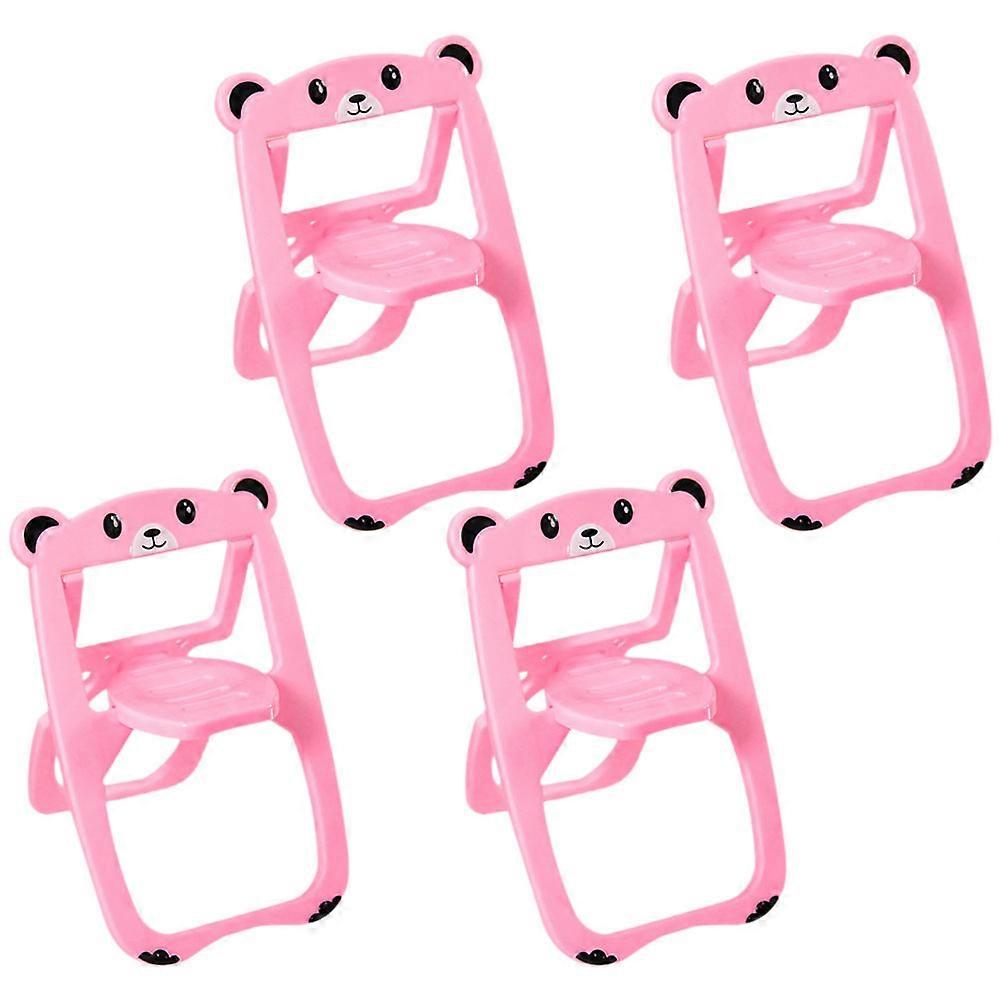 Cell Phone Stand Pink Color Design Adjustable Support for Phone Tablet 4Pcs