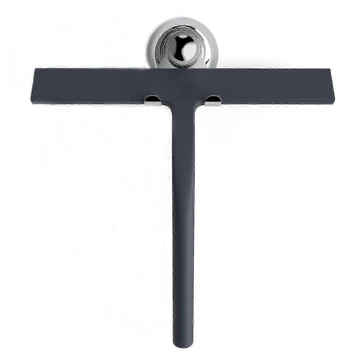 2025 Shower Squeegee With Suction Cup Holder - 23 Cm Black - Window Squeegee For Bathroo