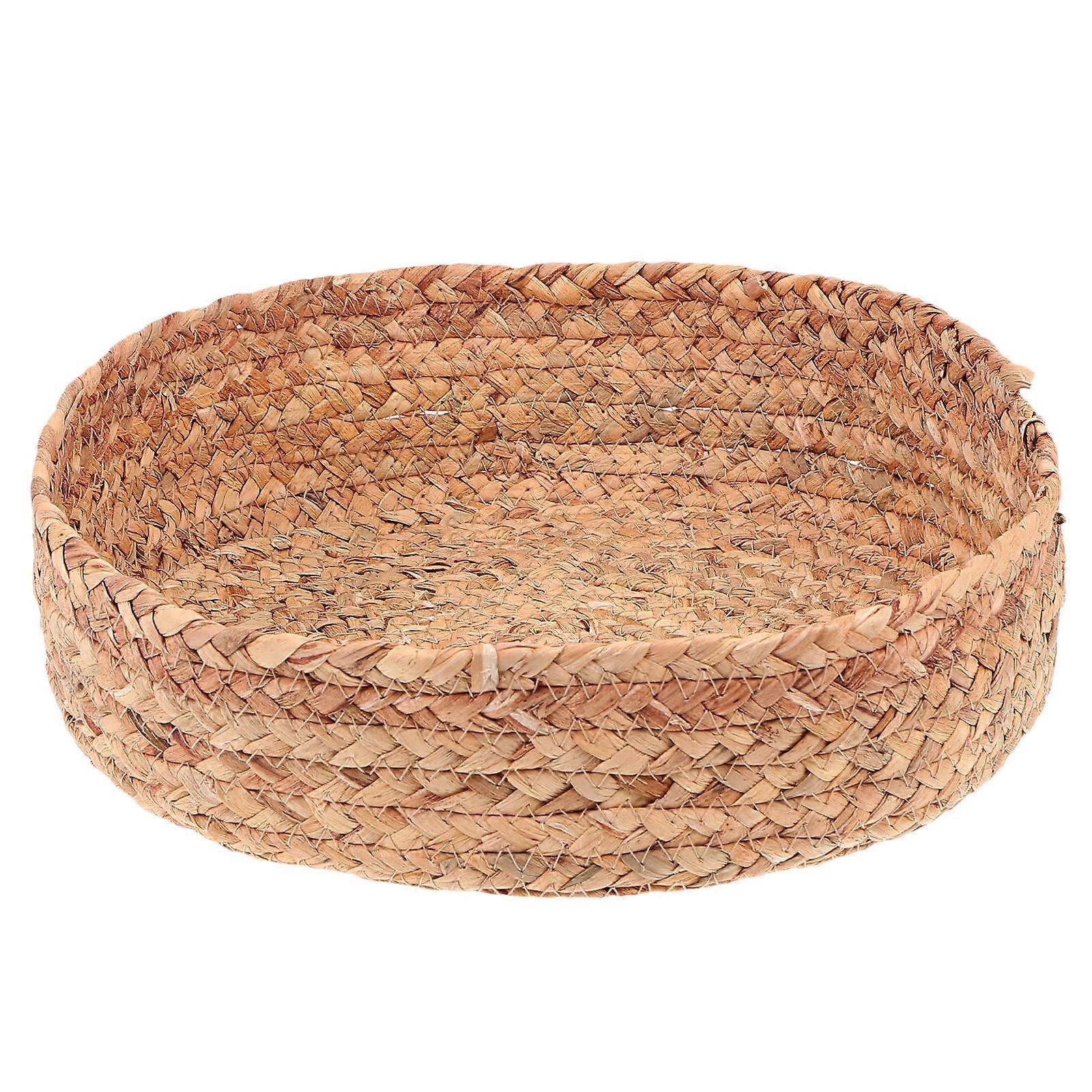 Woven Snack Basket 1Pc Storage Solution For Closet Shelves In Eco-Friendly Material With Dimensions Of 30x30cm